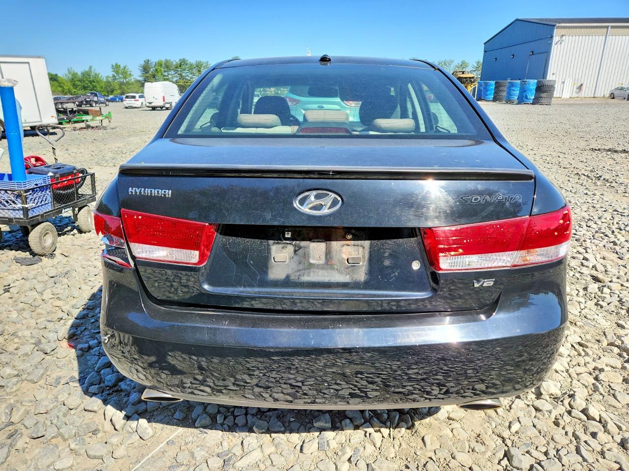 2008 Hyundai Sonata Se V6 Black vin: 5NPEU46F08H353771