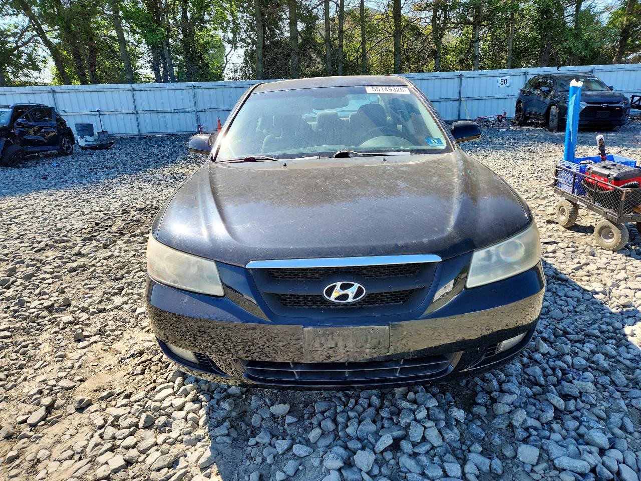 2008 Hyundai Sonata Se V6 Black vin: 5NPEU46F08H353771