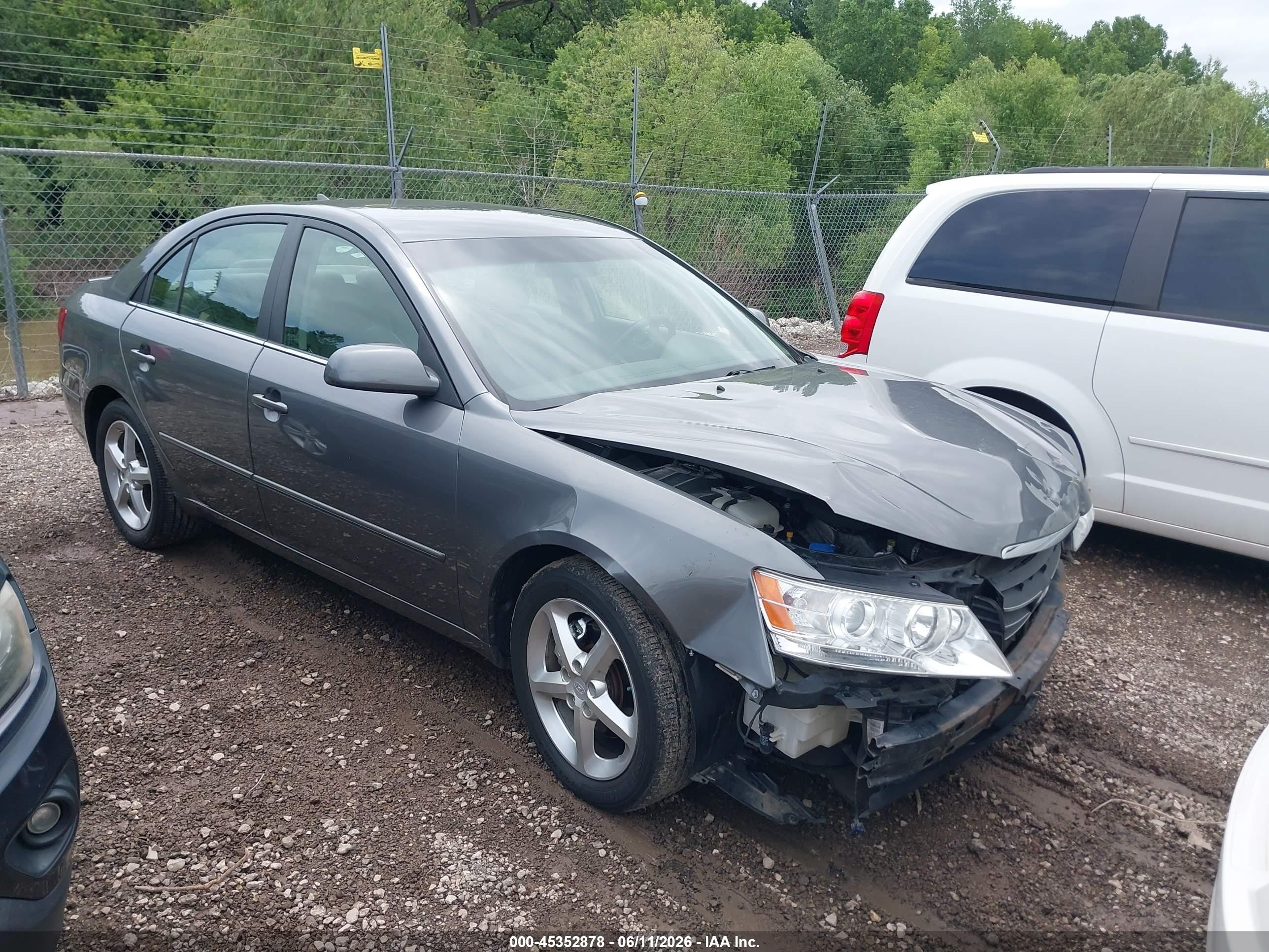 2009 Hyundai Sonata Se V6 Gray vin: 5NPEU46F09H451538