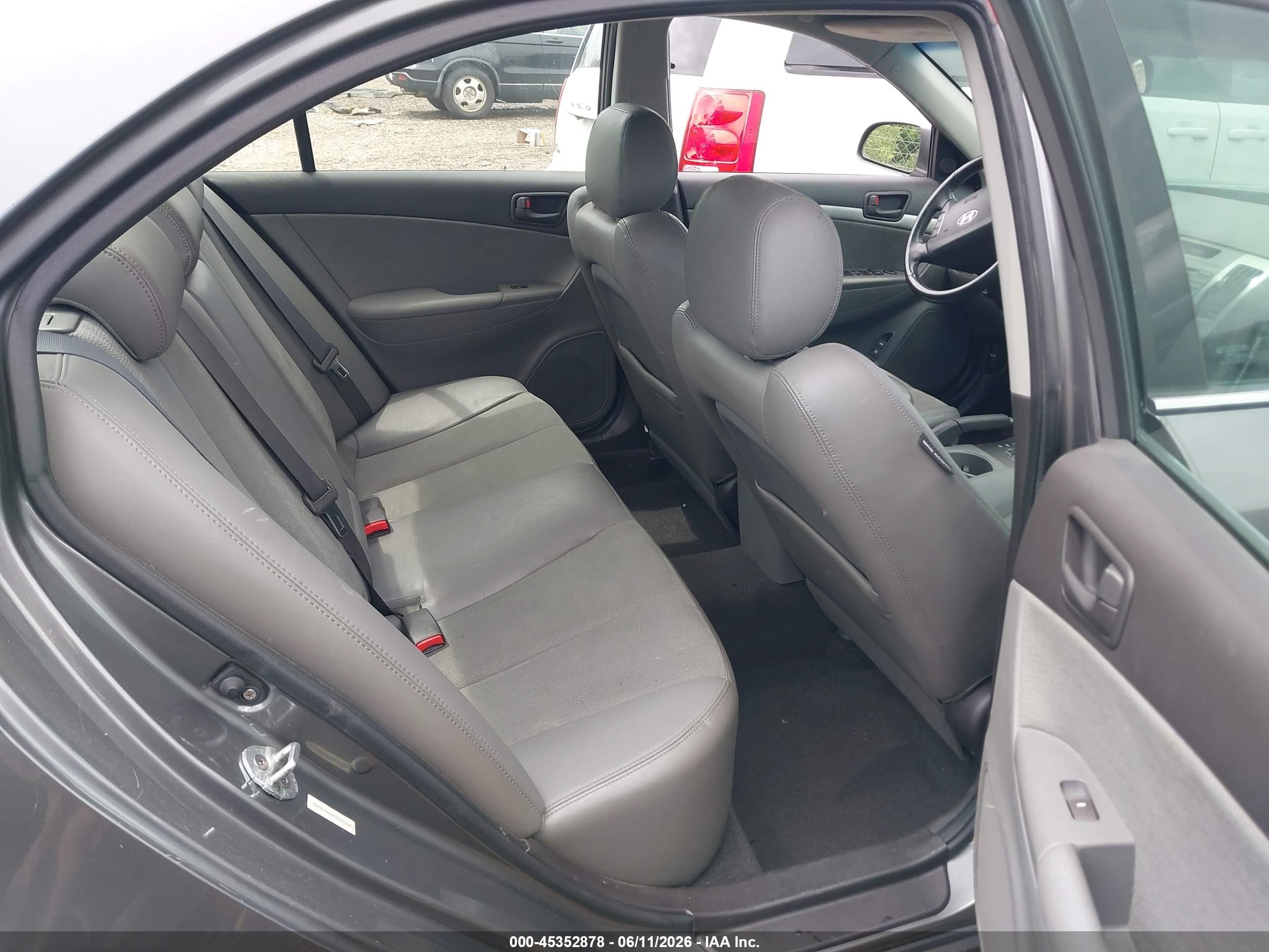 2009 Hyundai Sonata Se V6 Gray vin: 5NPEU46F09H451538
