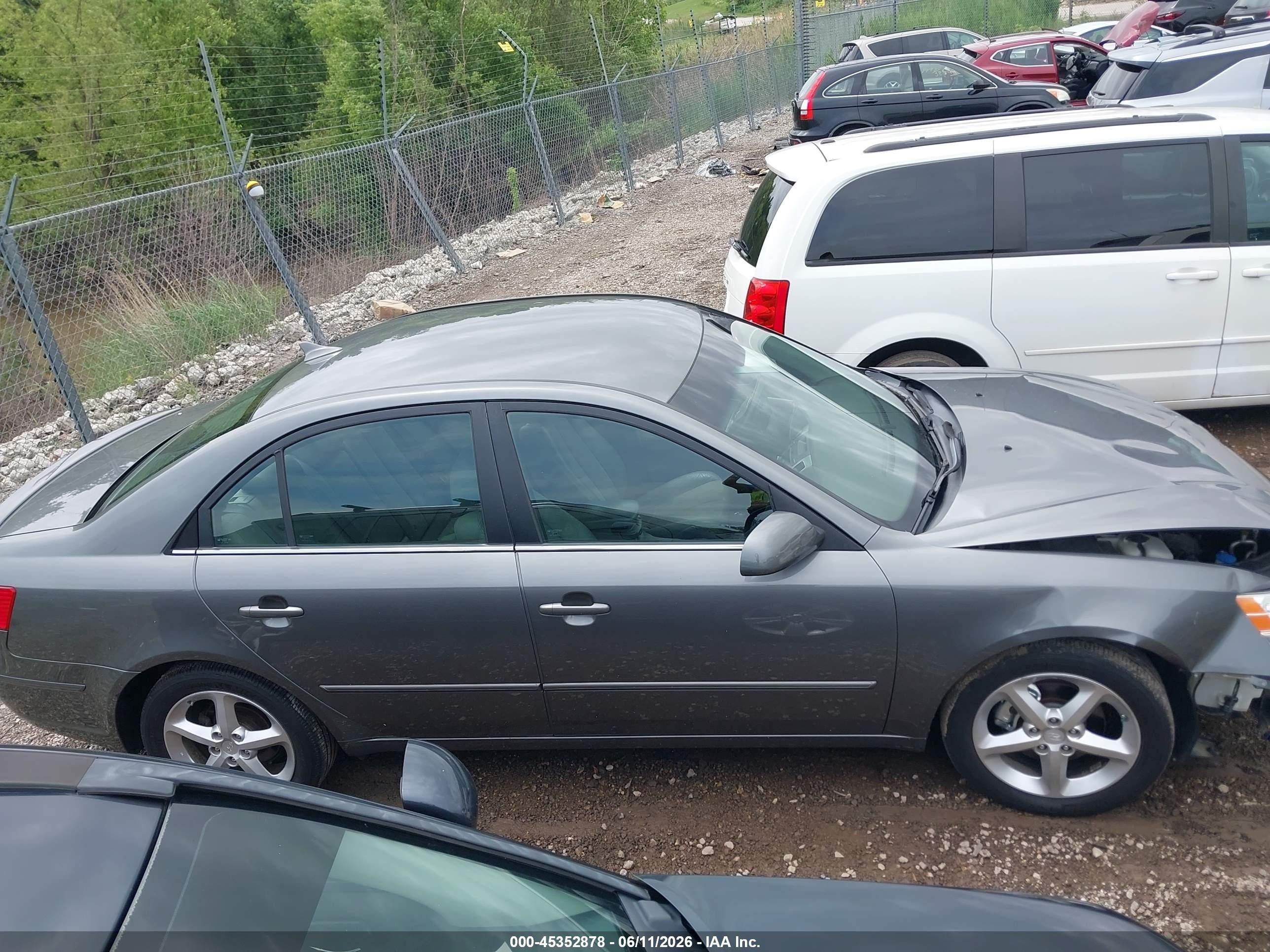 2009 Hyundai Sonata Se V6 Gray vin: 5NPEU46F09H451538