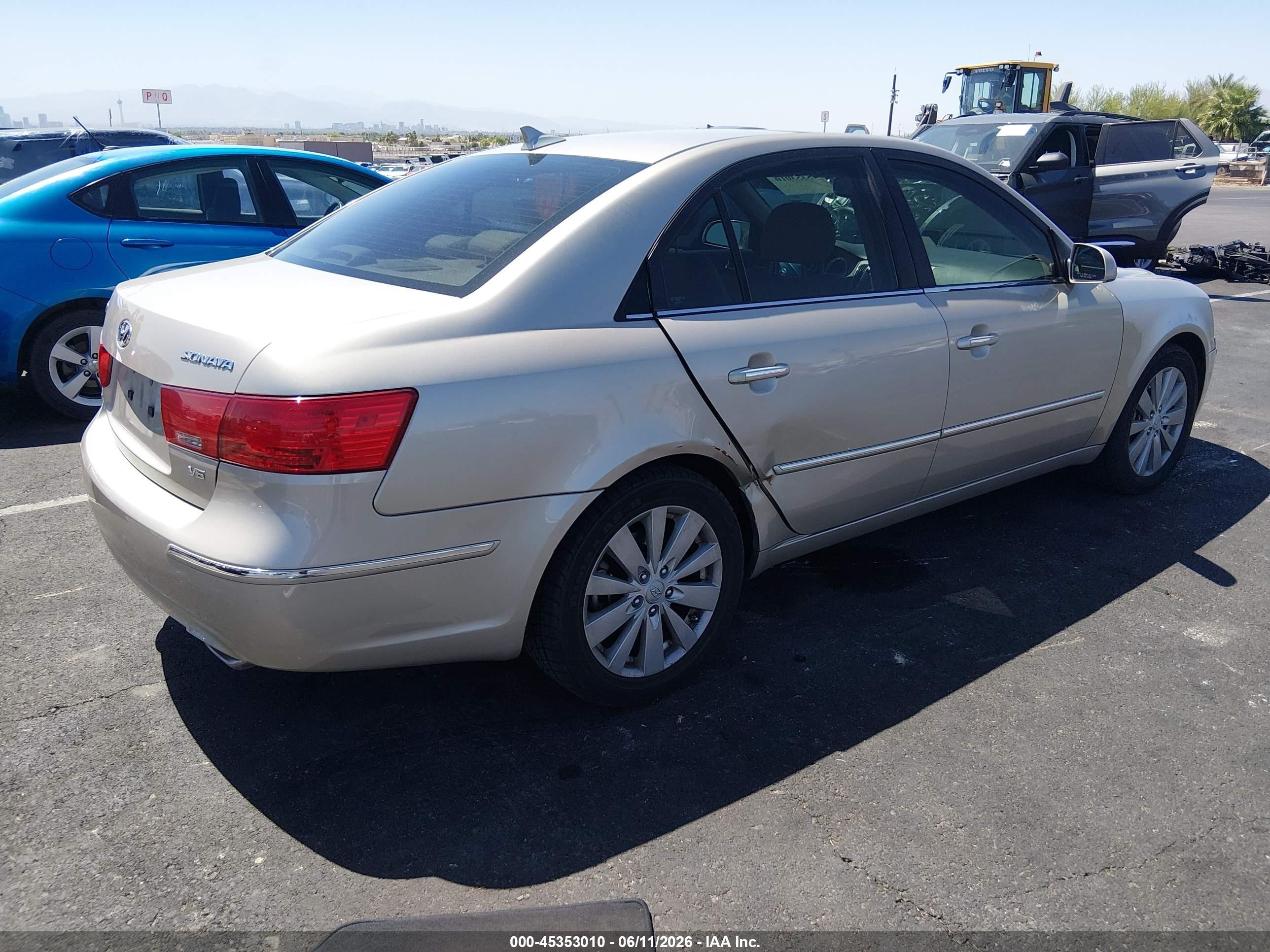 2009 Hyundai Sonata Limited V6 Tan vin: 5NPEU46F09H468565