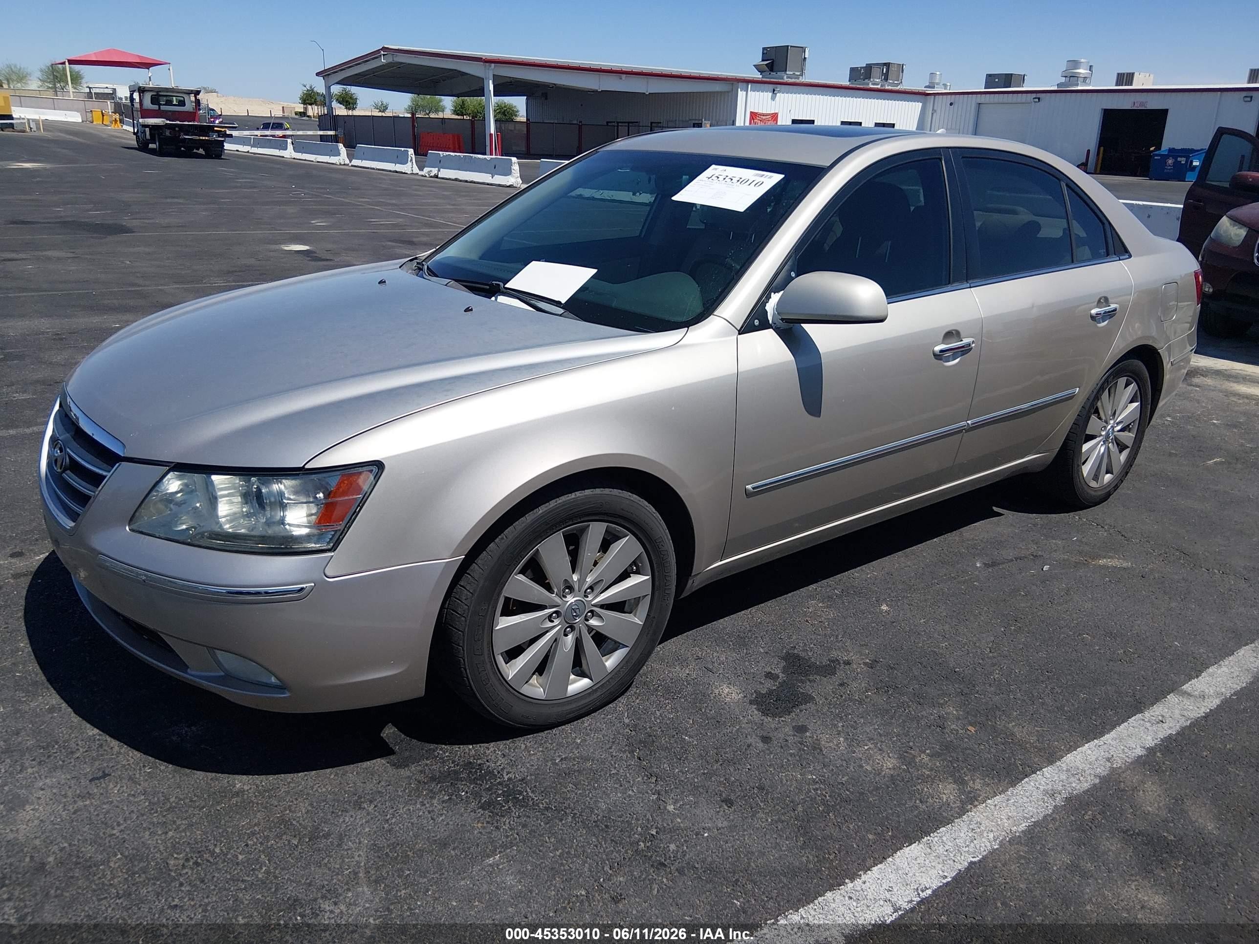 2009 Hyundai Sonata Limited V6 Tan vin: 5NPEU46F09H468565