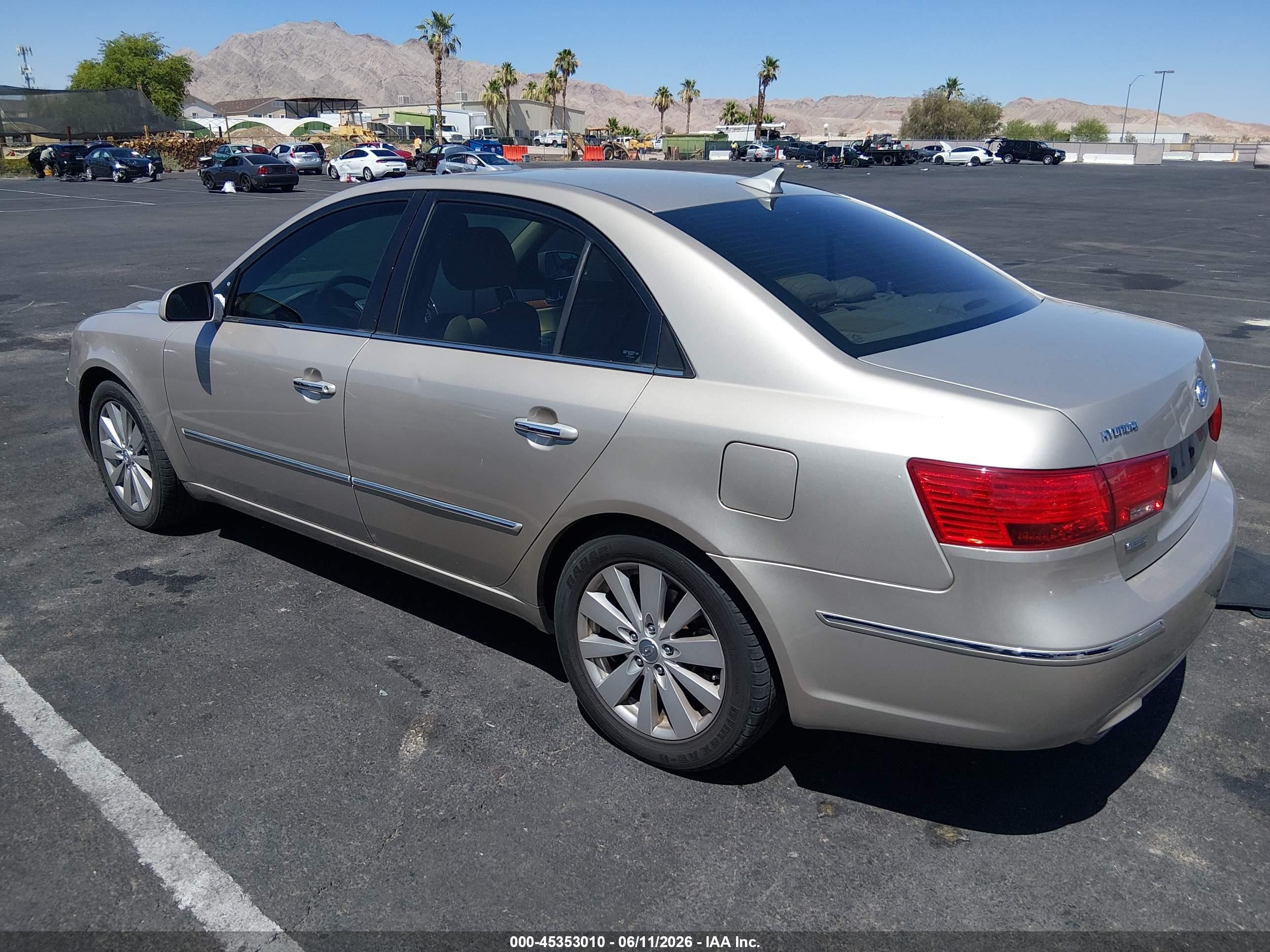 2009 Hyundai Sonata Limited V6 Tan vin: 5NPEU46F09H468565