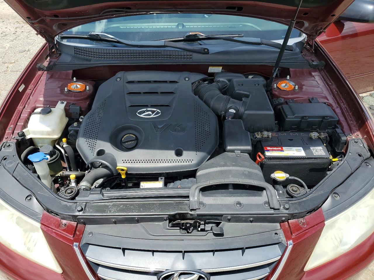 2009 Hyundai Sonata Se V6 Burgundy vin: 5NPEU46F09H476004