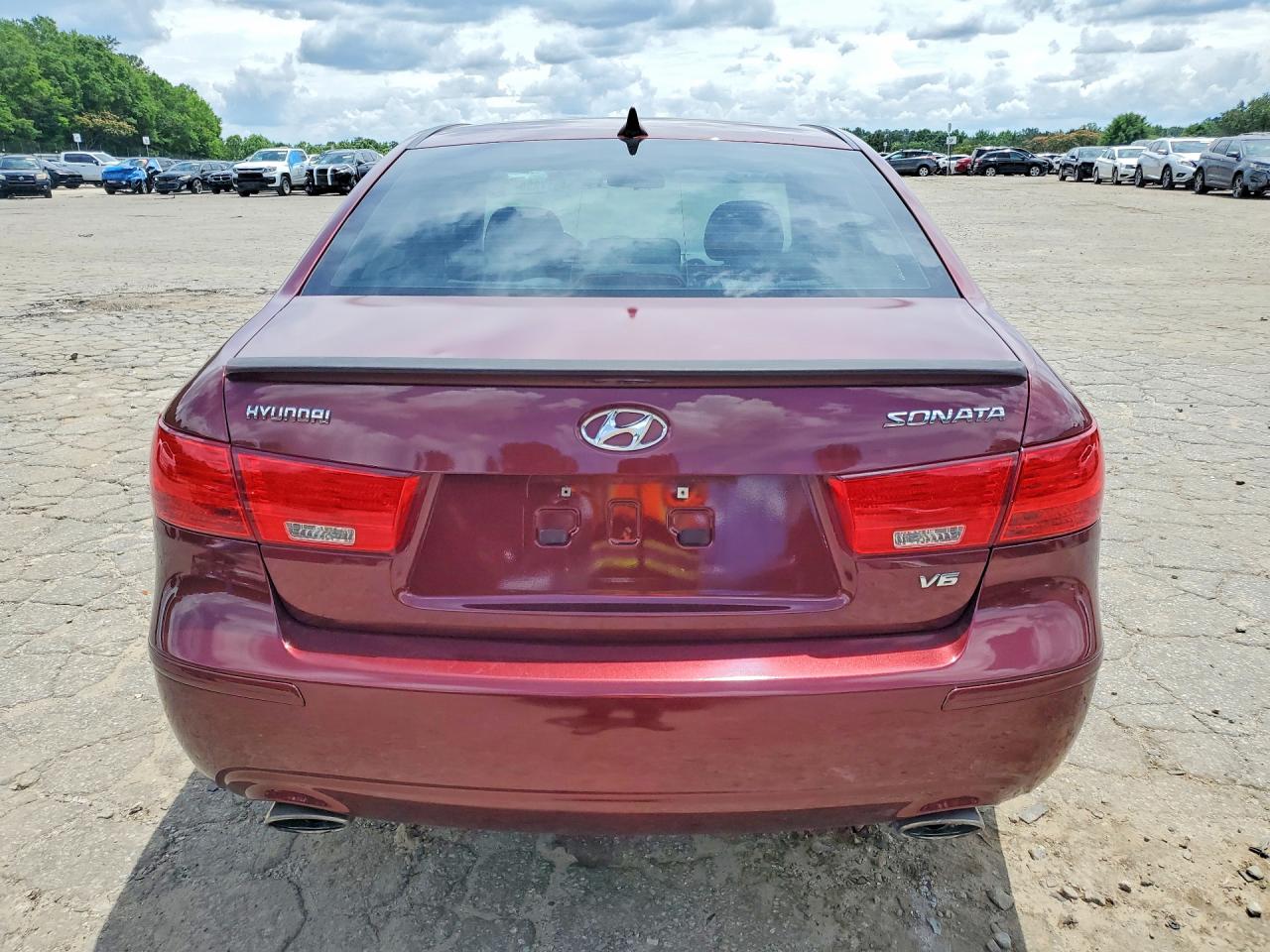 2009 Hyundai Sonata Se V6 Burgundy vin: 5NPEU46F09H476004