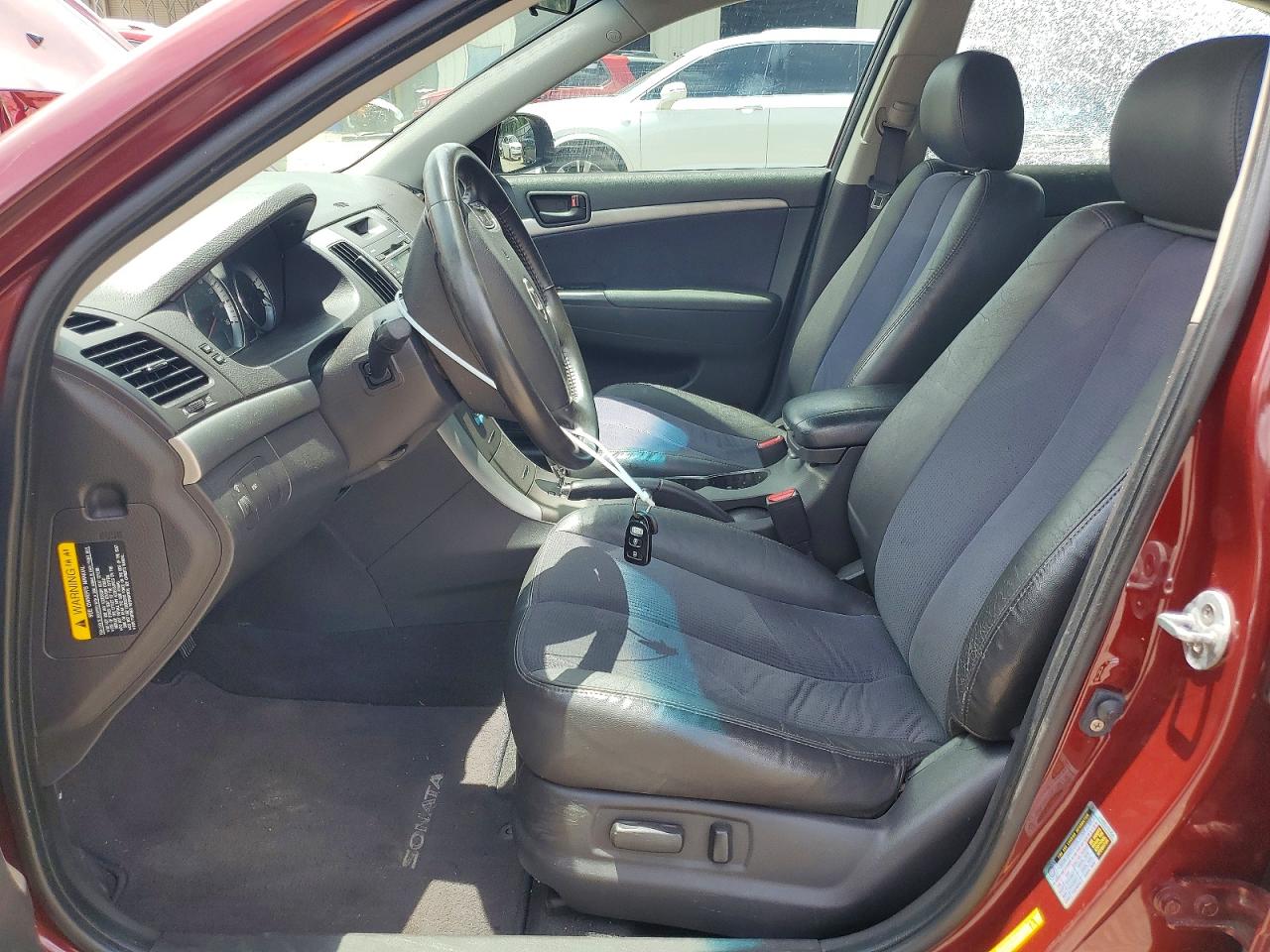 2009 Hyundai Sonata Se V6 Burgundy vin: 5NPEU46F09H476004