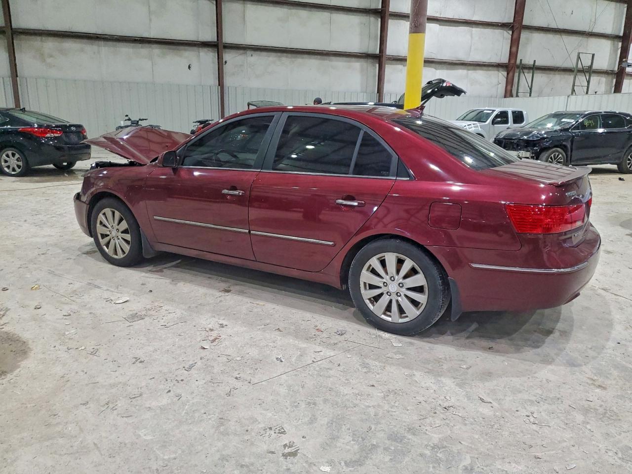 2009 Hyundai Sonata Limited V6 Бордовый vin: 5NPEU46F09H550229