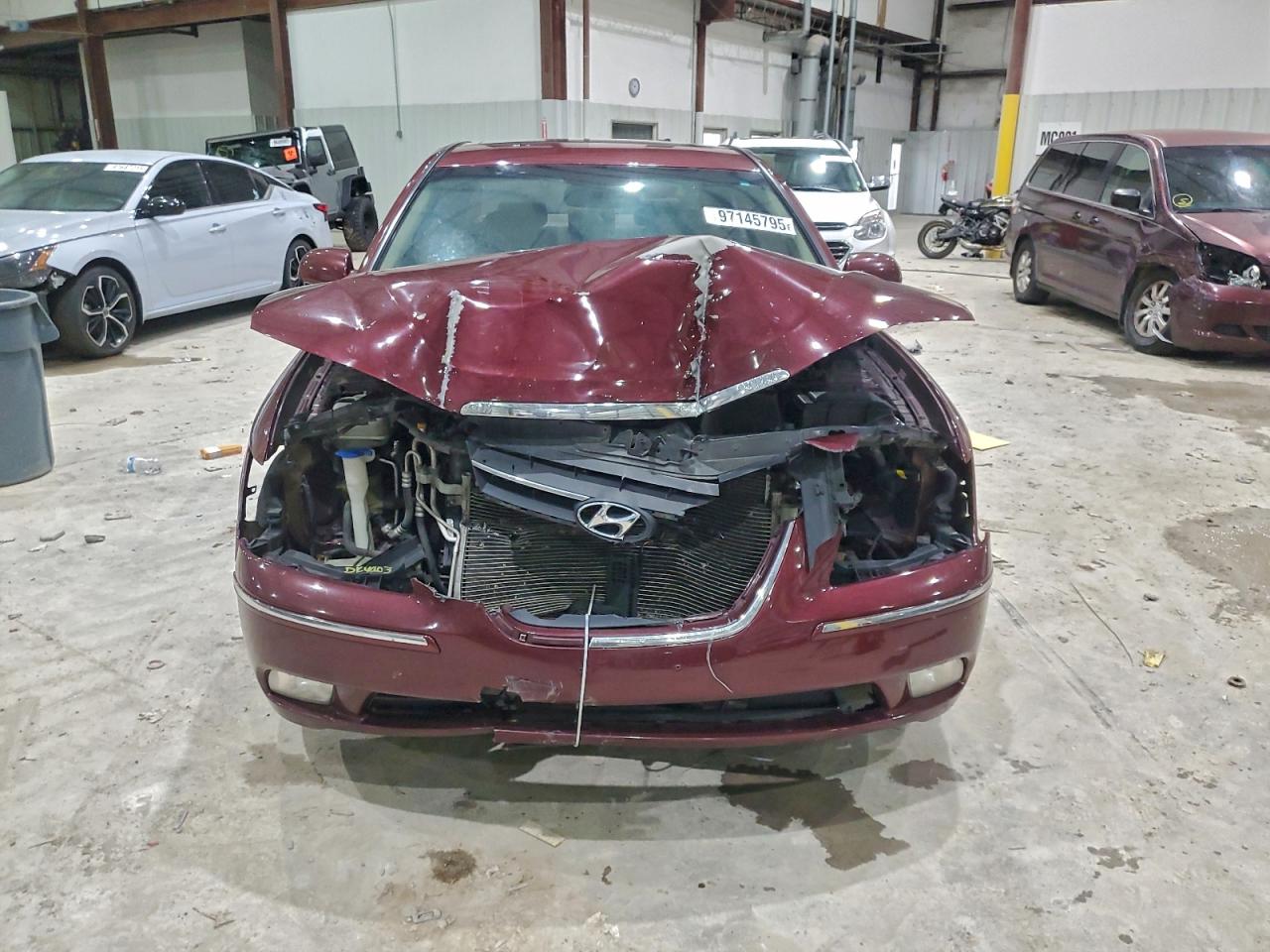 2009 Hyundai Sonata Limited V6 Бордовый vin: 5NPEU46F09H550229