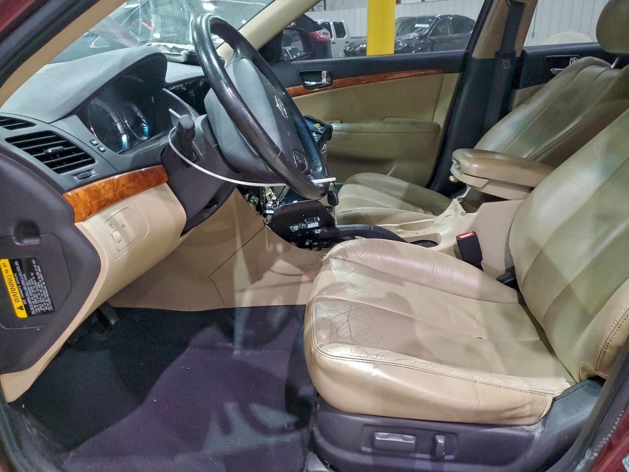 2009 Hyundai Sonata Limited V6 Бордовый vin: 5NPEU46F09H550229