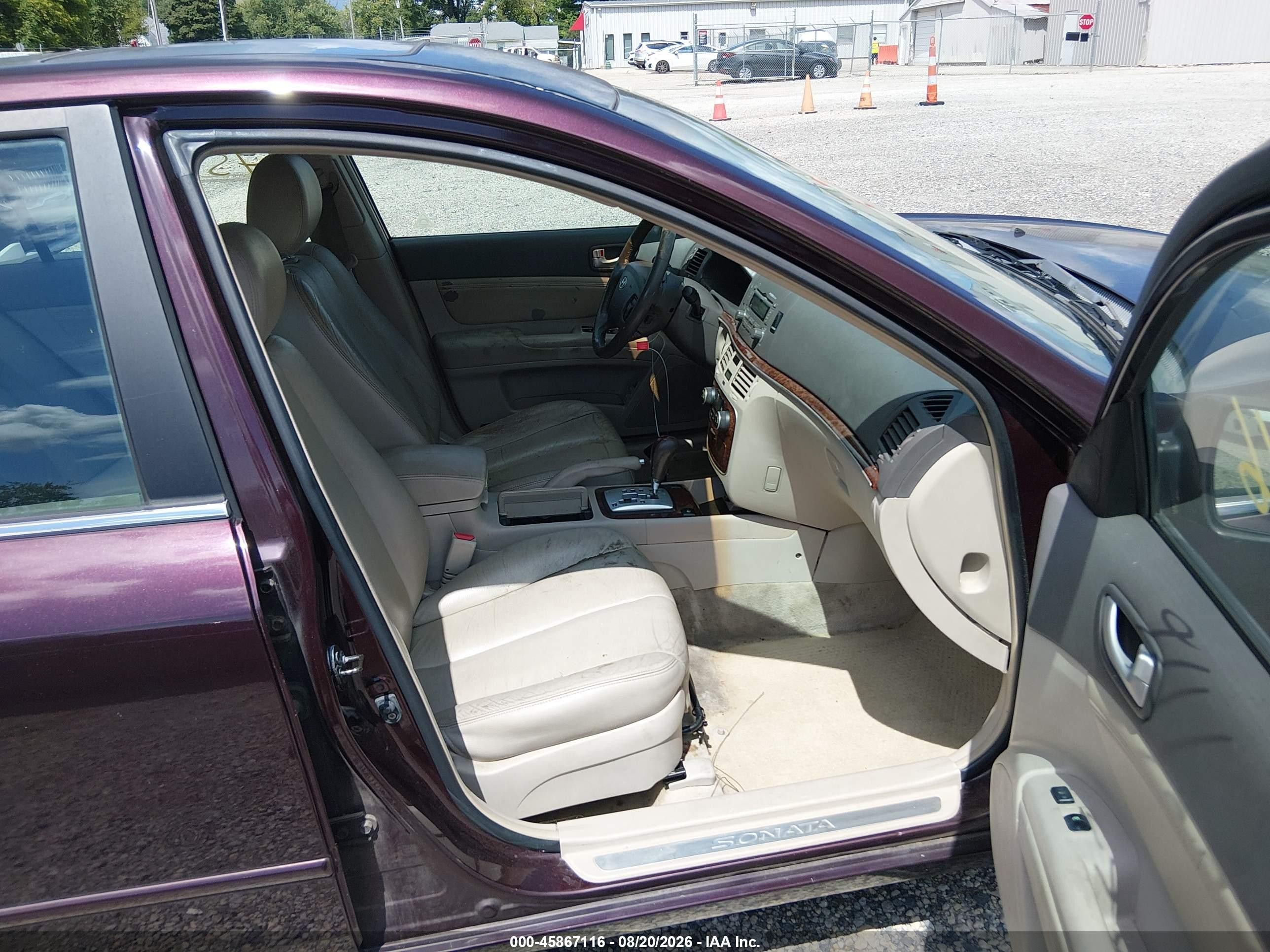 2006 Hyundai Sonata Gls V6/lx V6 Темно-бордовый vin: 5NPEU46F16H015289