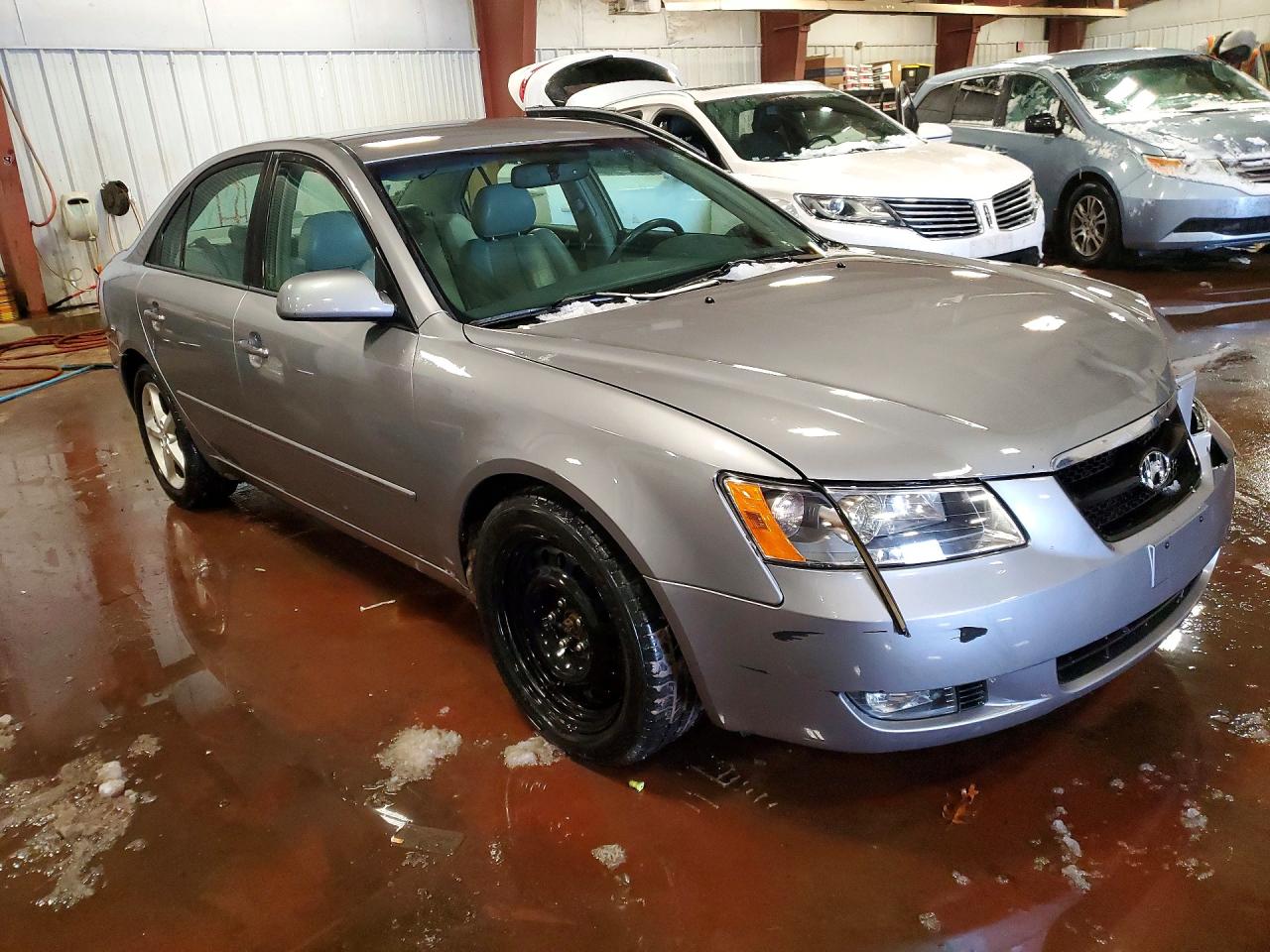 2006 Hyundai Sonata Gls V6 Gray vin: 5NPEU46F16H037227