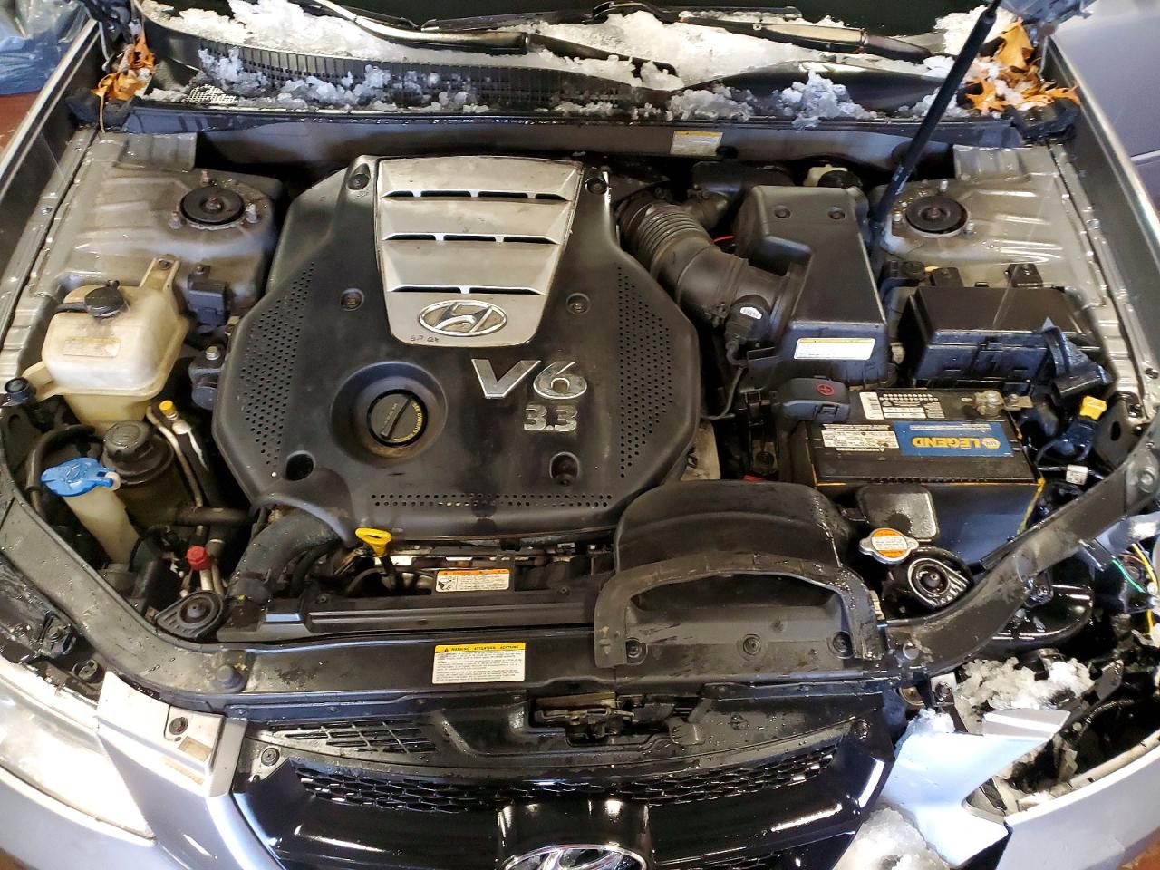 2006 Hyundai Sonata Gls V6 Gray vin: 5NPEU46F16H037227