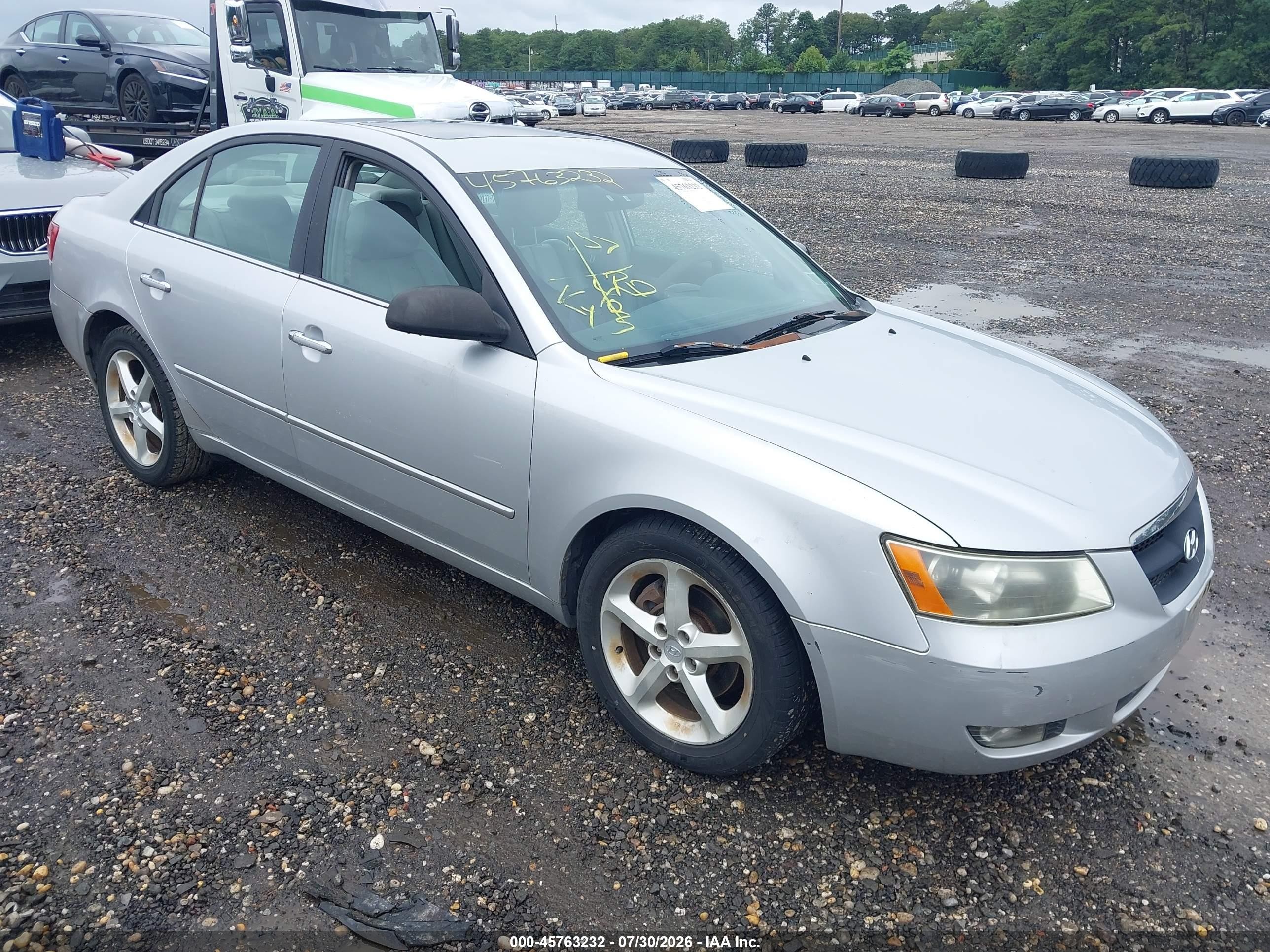 2006 Hyundai Sonata Gls V6/lx V6 Silver vin: 5NPEU46F16H047580