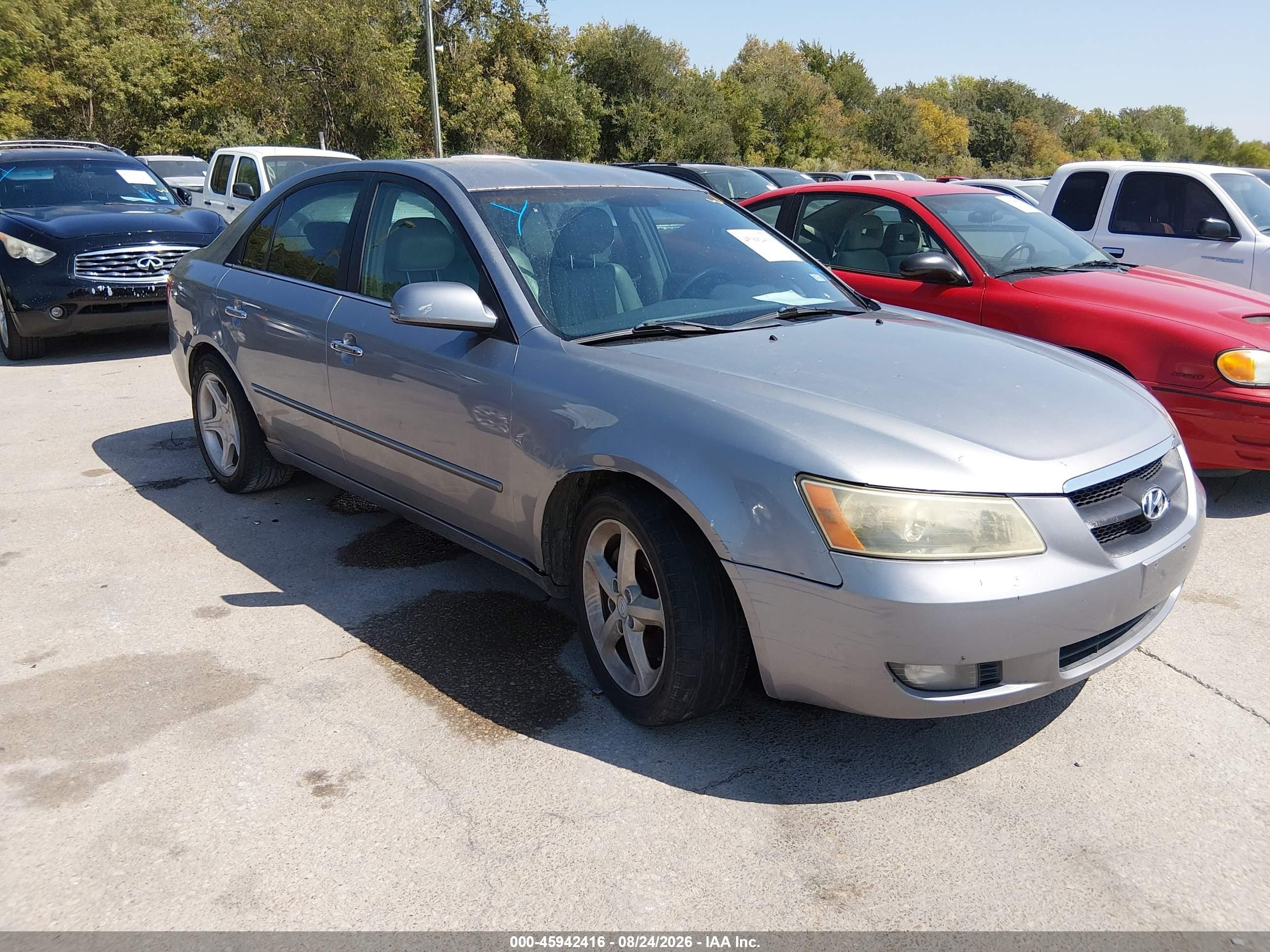 2006 Hyundai Sonata Gls V6/lx V6 Фиолетовый vin: 5NPEU46F16H075752