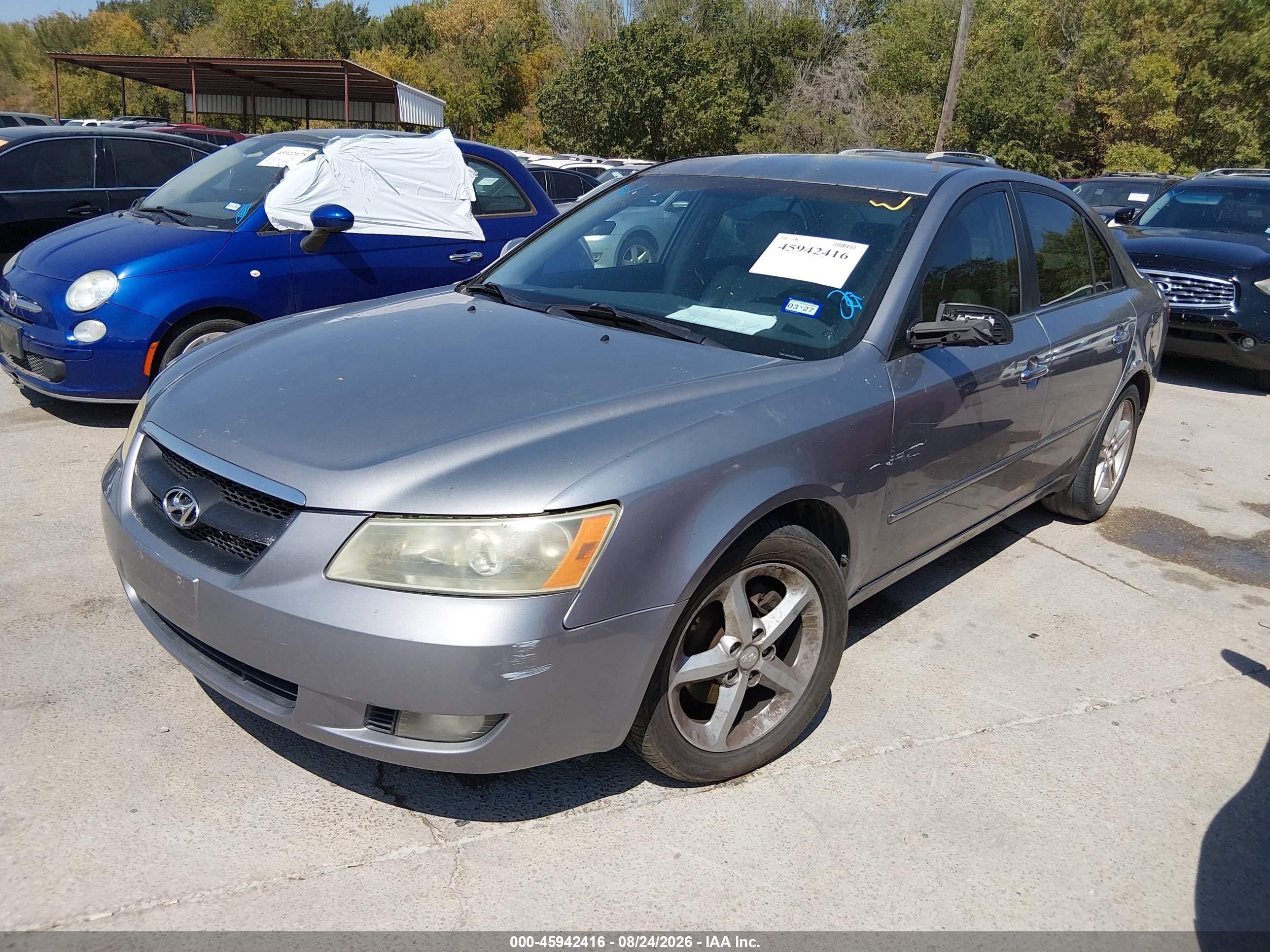2006 Hyundai Sonata Gls V6/lx V6 Фиолетовый vin: 5NPEU46F16H075752