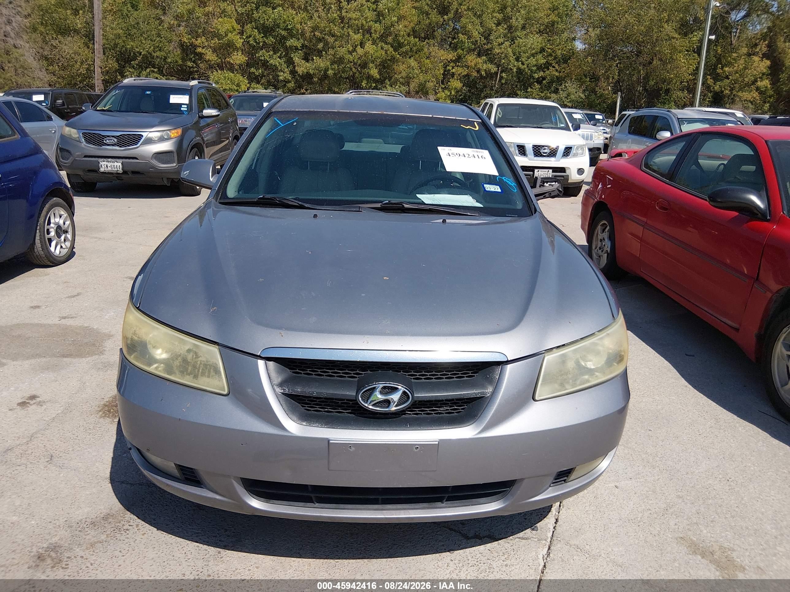 2006 Hyundai Sonata Gls V6/lx V6 Фиолетовый vin: 5NPEU46F16H075752