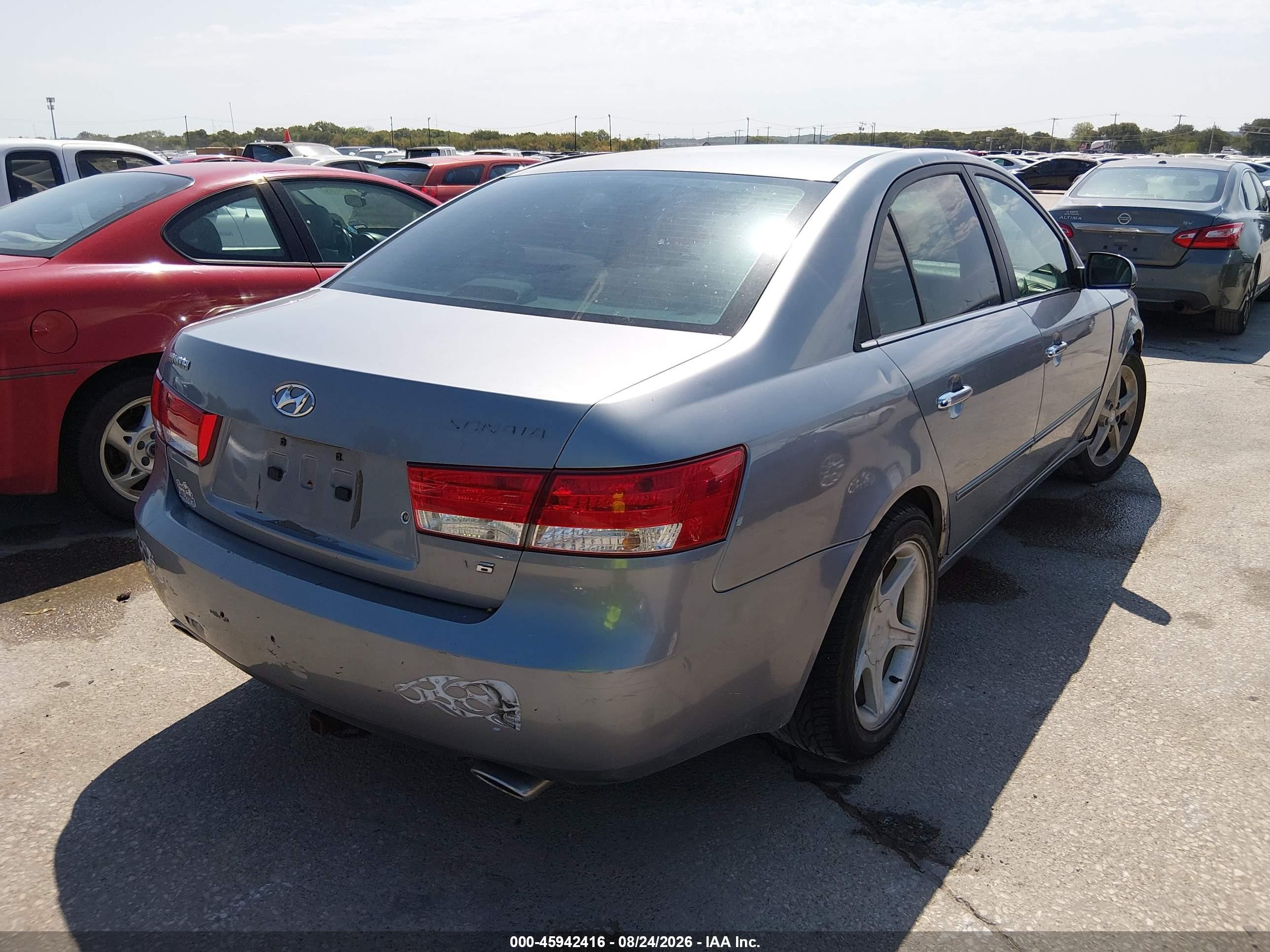 2006 Hyundai Sonata Gls V6/lx V6 Фиолетовый vin: 5NPEU46F16H075752