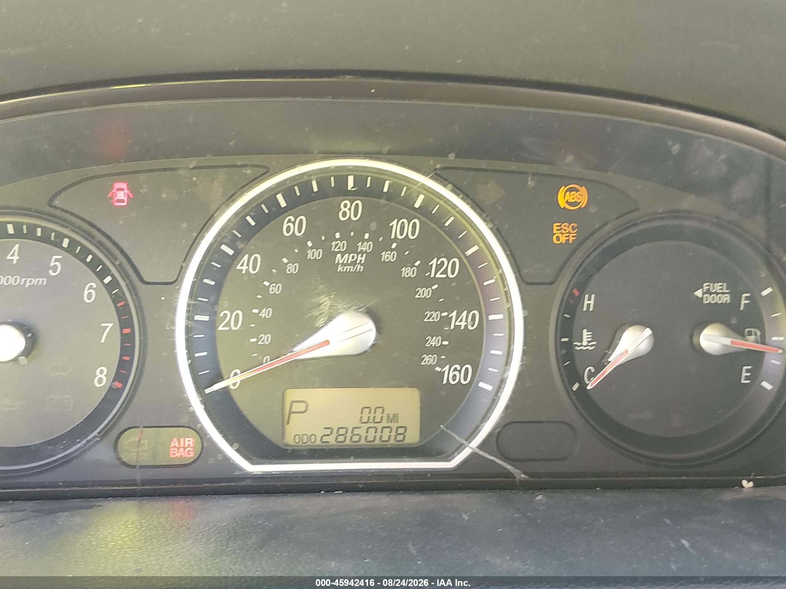 2006 Hyundai Sonata Gls V6/lx V6 Фиолетовый vin: 5NPEU46F16H075752