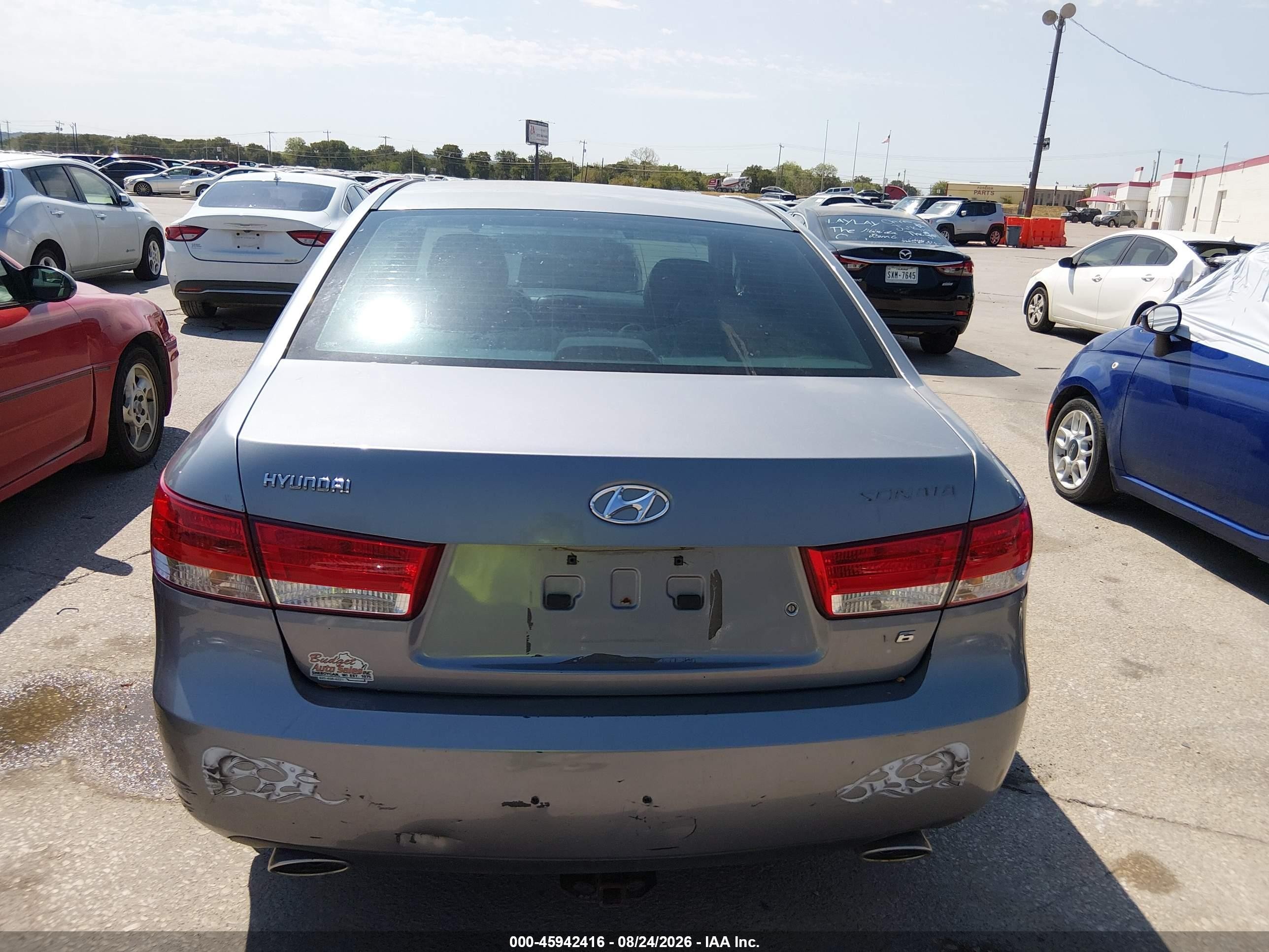 2006 Hyundai Sonata Gls V6/lx V6 Фиолетовый vin: 5NPEU46F16H075752