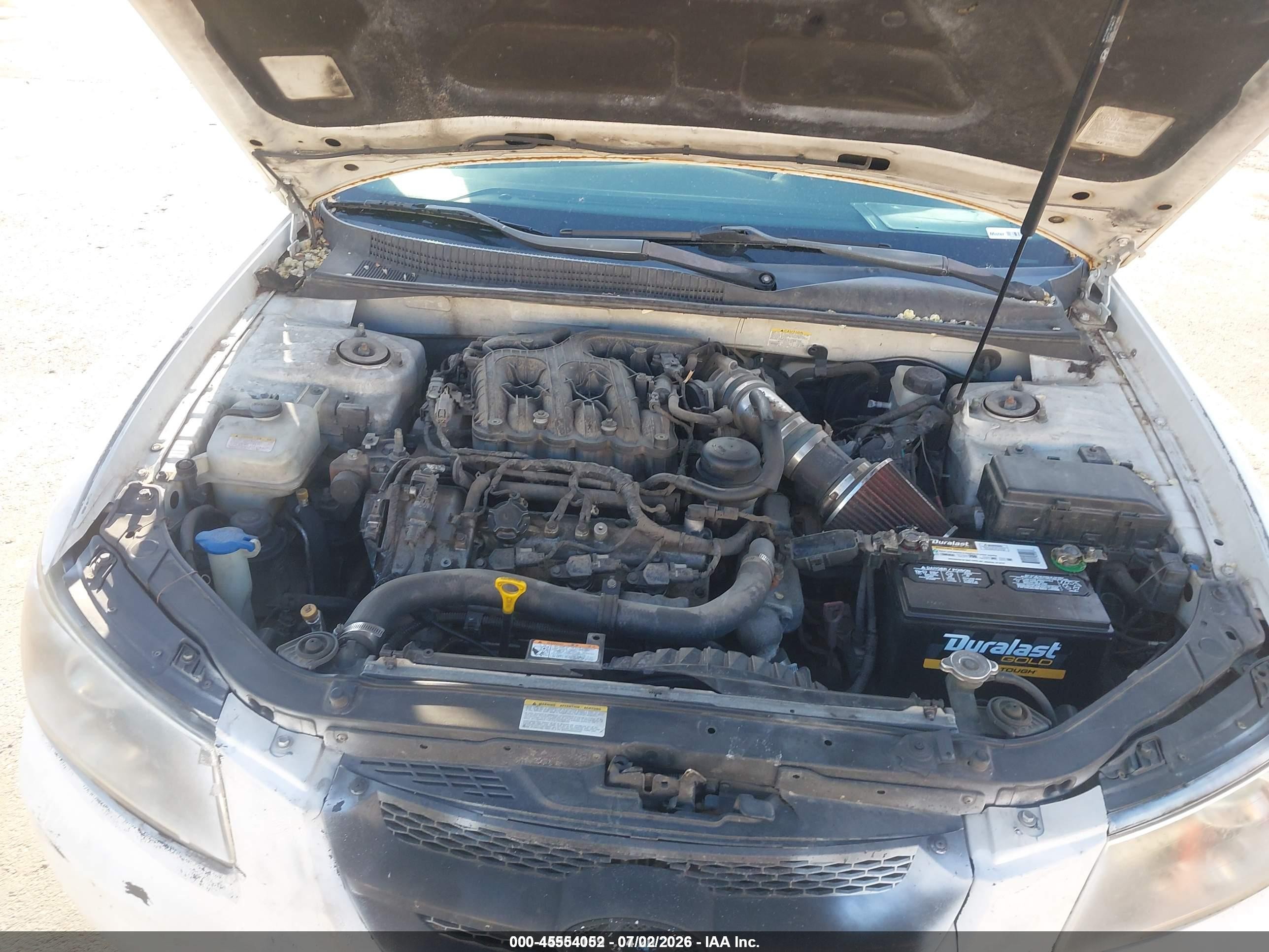 2006 Hyundai Sonata Gls V6/lx V6 White vin: 5NPEU46F16H097914