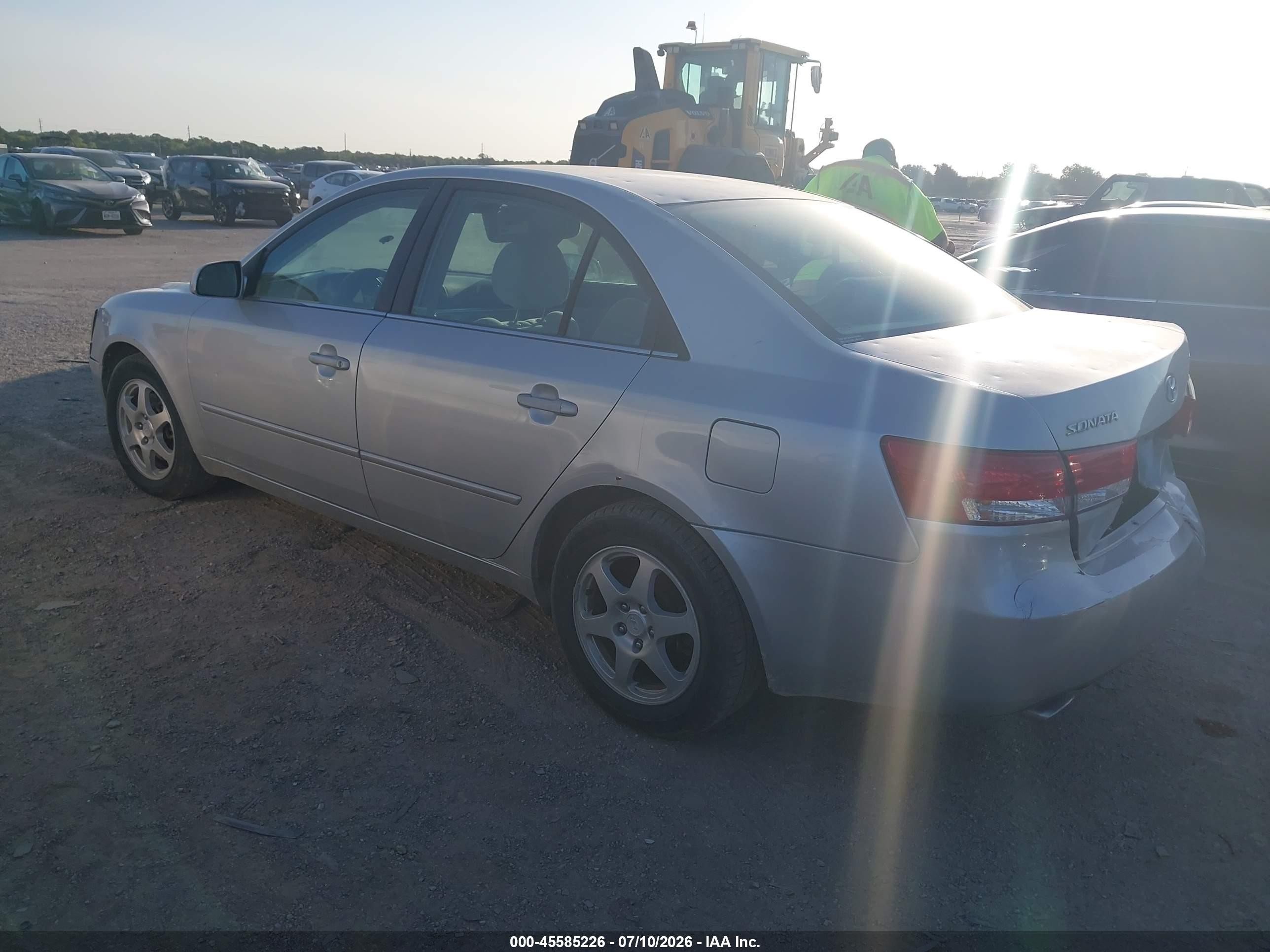 2006 Hyundai Sonata Gls V6/lx V6 Silver vin: 5NPEU46F16H114856