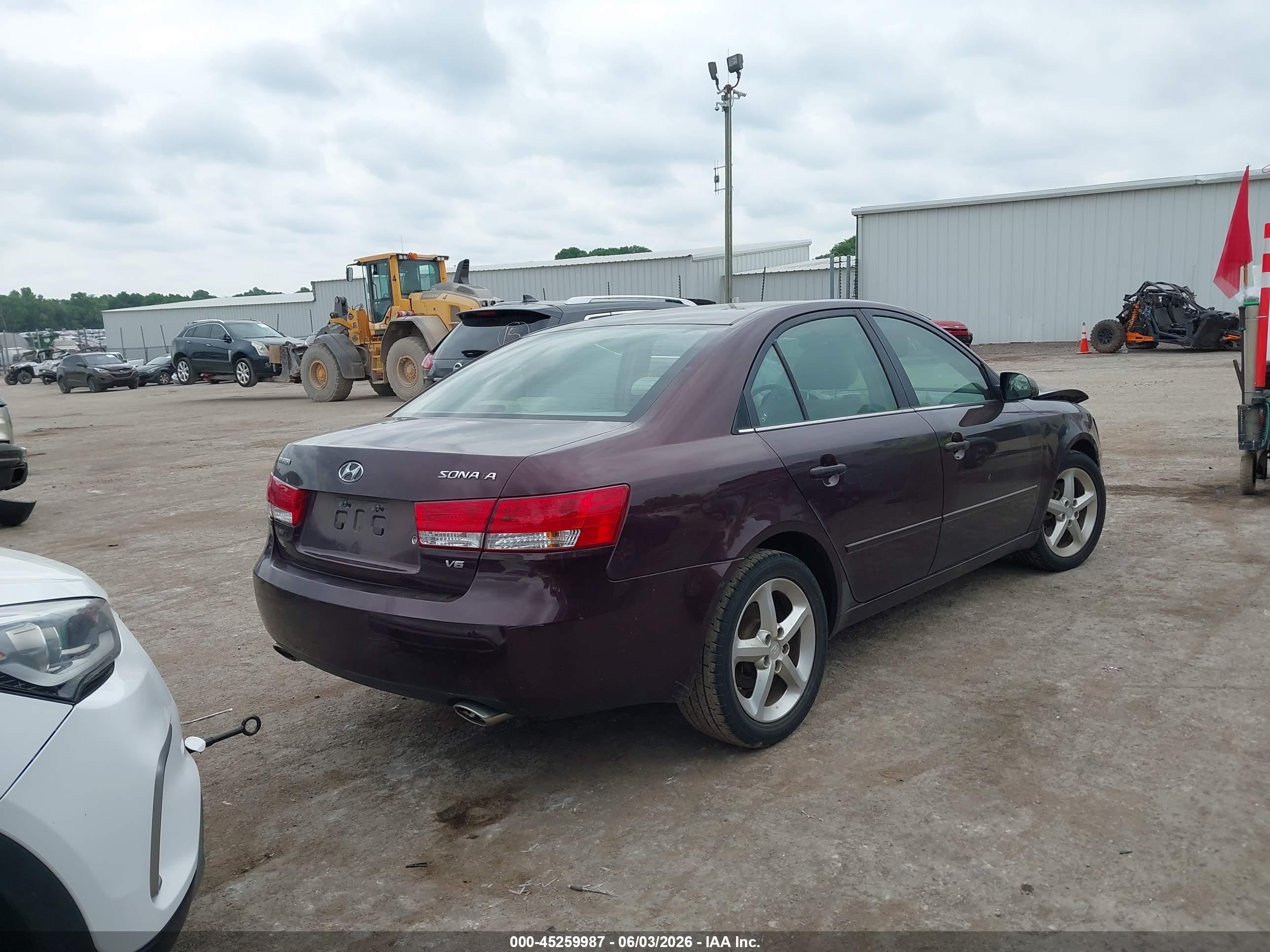 2006 Hyundai Sonata Gls V6/lx V6 Purple vin: 5NPEU46F16H117188