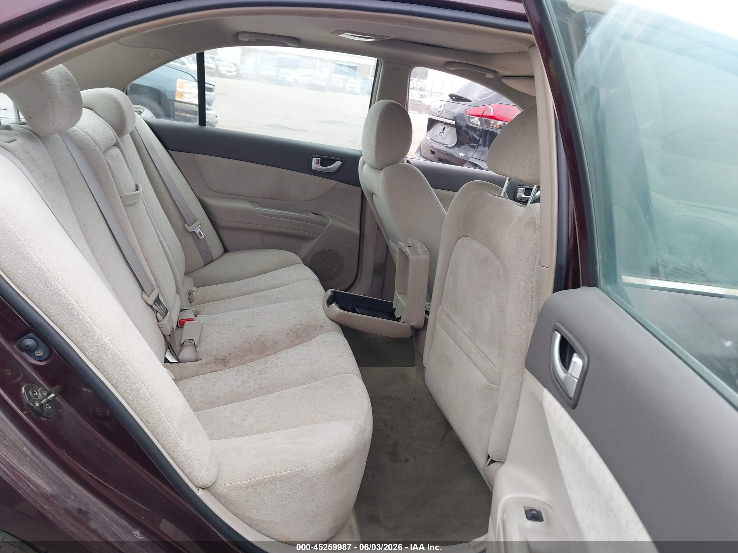2006 Hyundai Sonata Gls V6/lx V6 Purple vin: 5NPEU46F16H117188