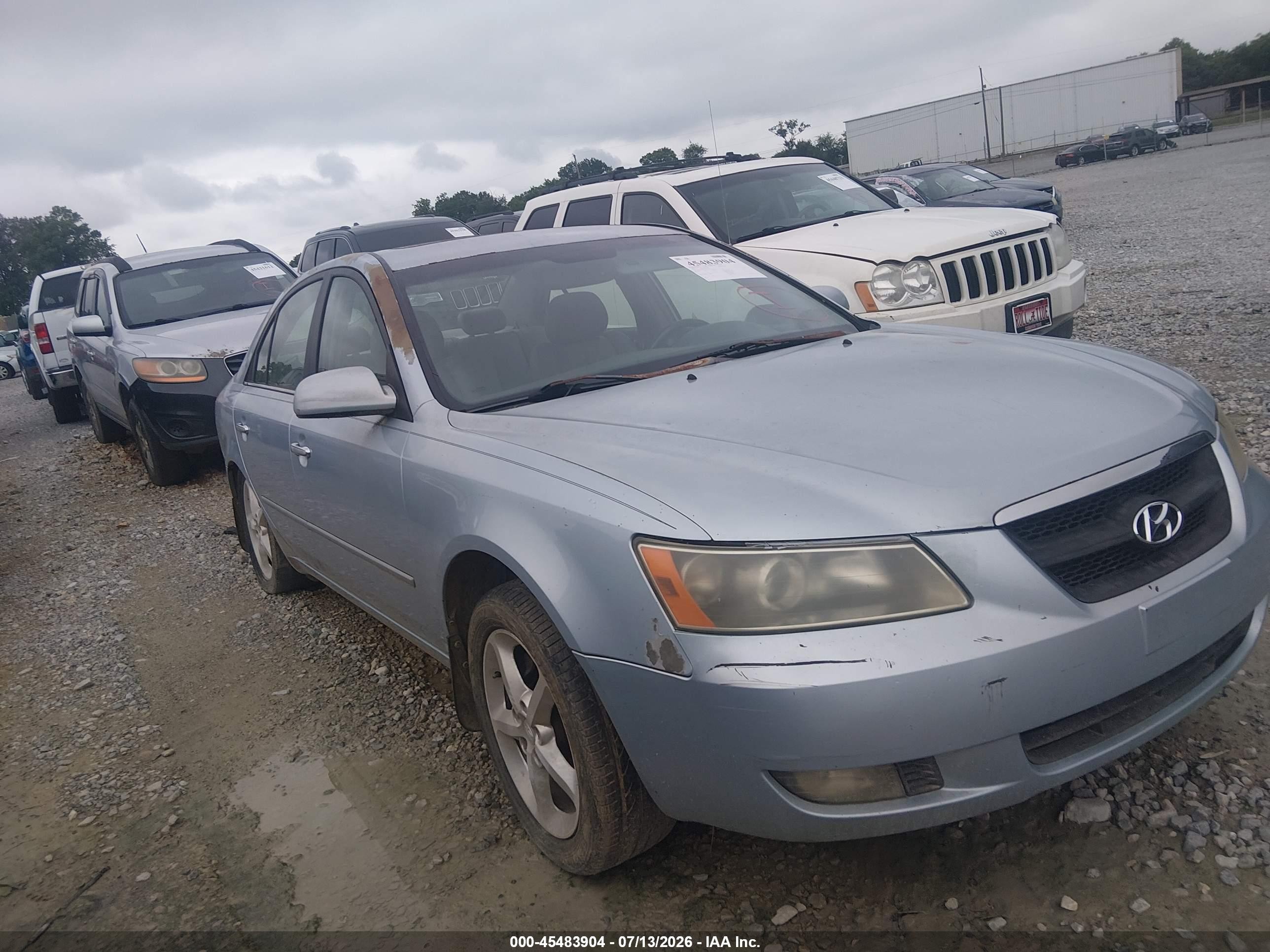 2006 Hyundai Sonata   Blue vin: 5NPEU46F16H147050