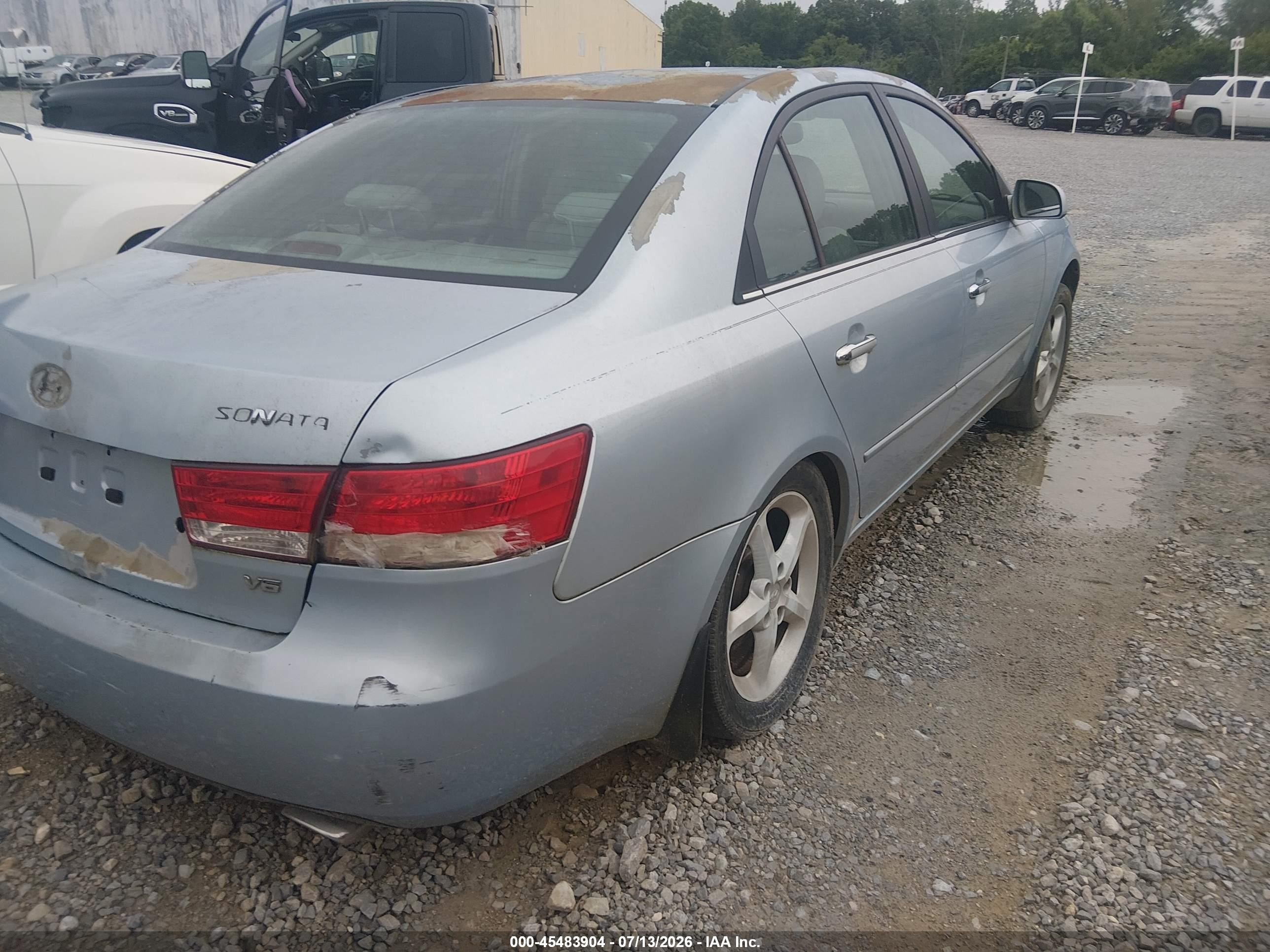 2006 Hyundai Sonata   Blue vin: 5NPEU46F16H147050