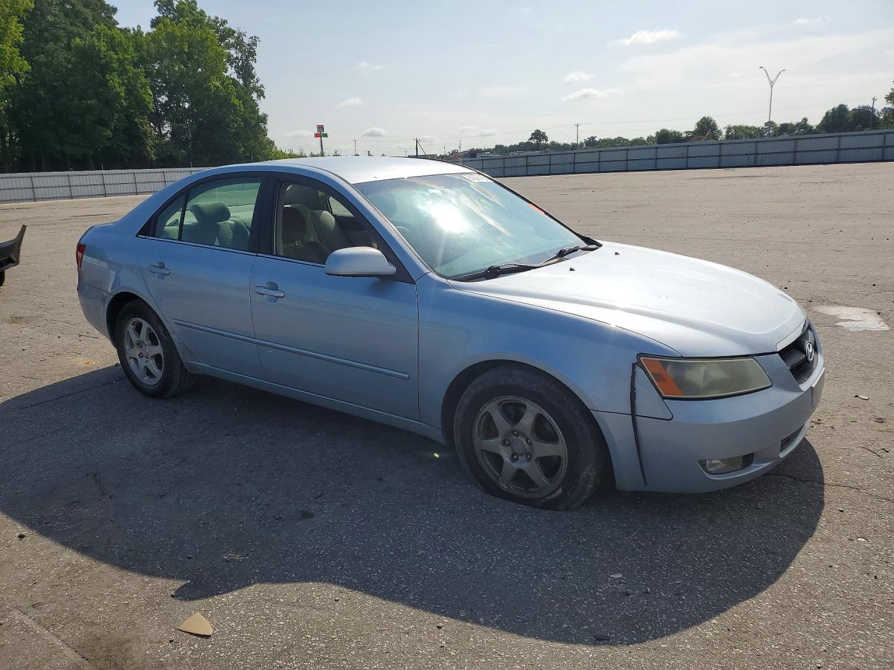 2006 Hyundai Sonata Gls V6 Blue vin: 5NPEU46F16H153205