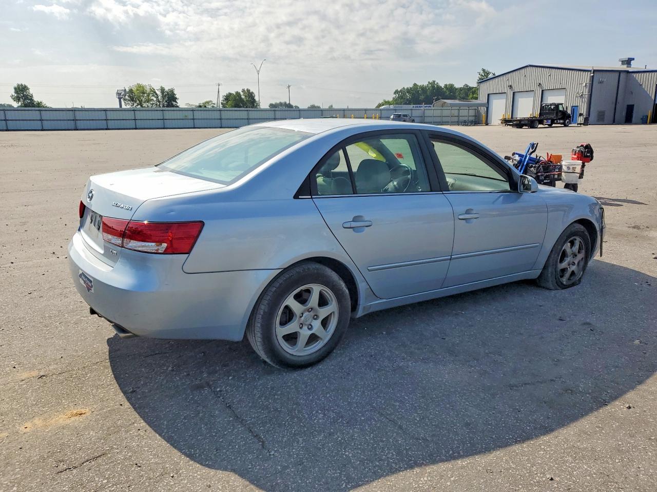 2006 Hyundai Sonata Gls V6 Blue vin: 5NPEU46F16H153205