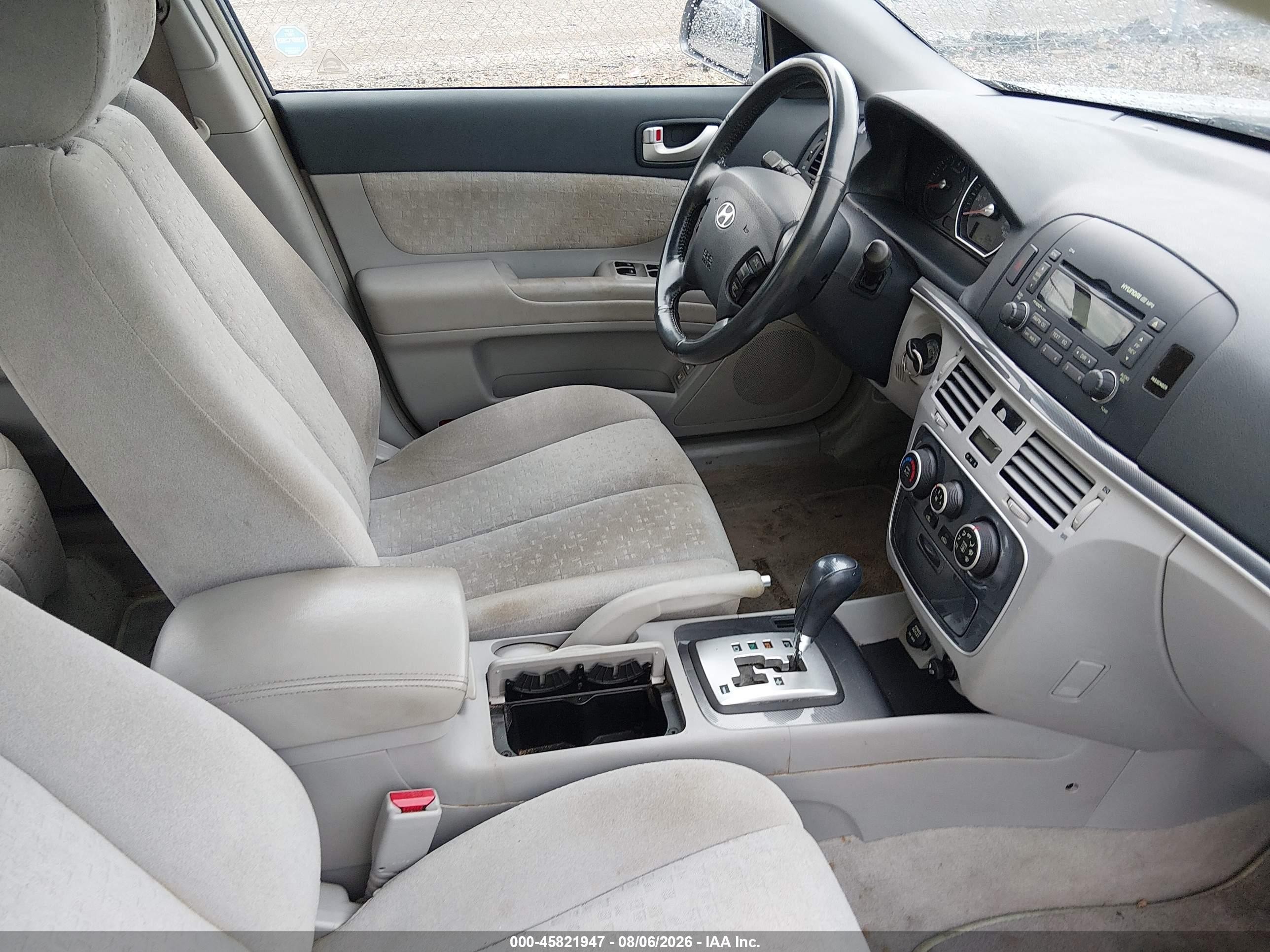 2007 Hyundai Sonata Limited/limited W/xm/se/se W/xm Silver vin: 5NPEU46F17H158017