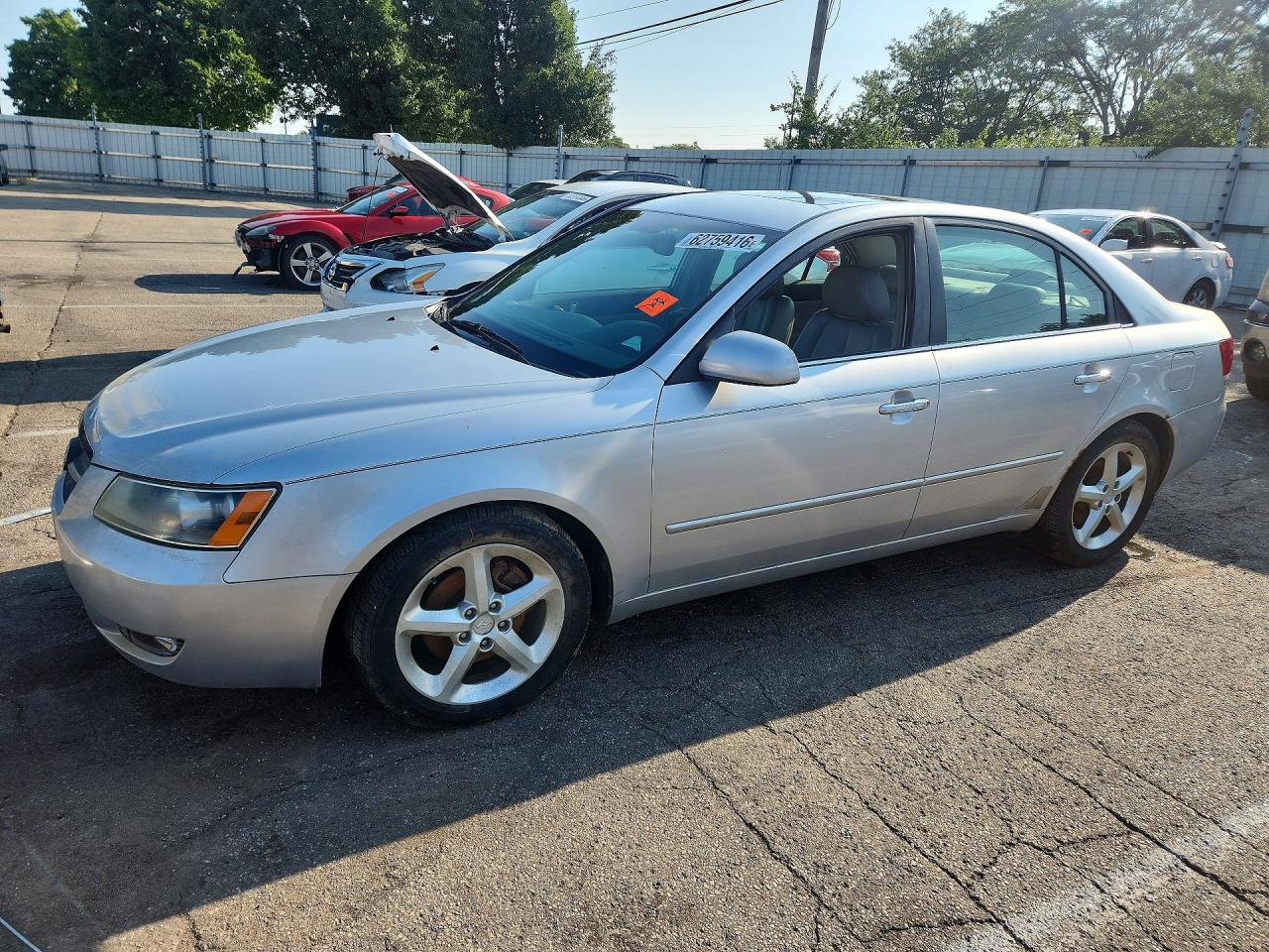 2007 Hyundai Sonata Se Silver vin: 5NPEU46F17H158440