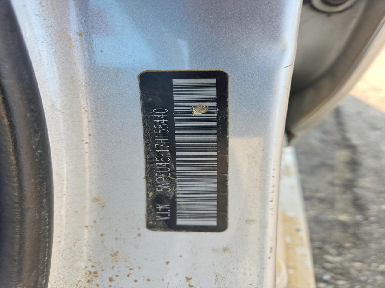 2007 Hyundai Sonata Se Silver vin: 5NPEU46F17H158440