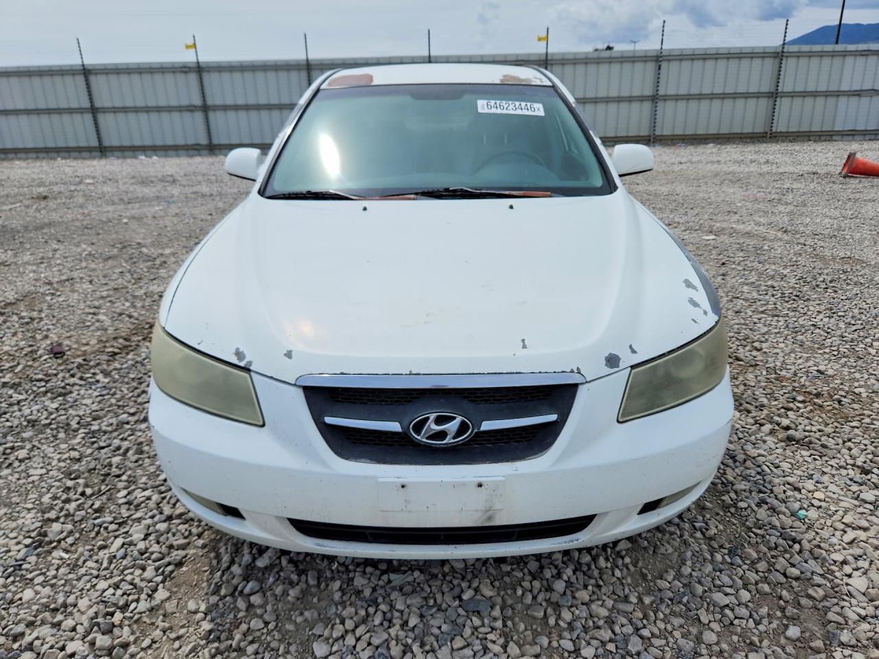 2007 Hyundai Sonata Se White vin: 5NPEU46F17H161354