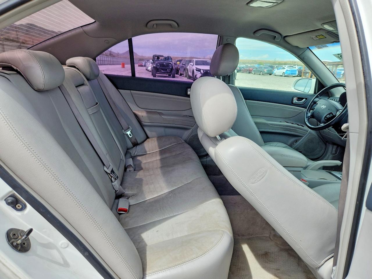 2007 Hyundai Sonata Se White vin: 5NPEU46F17H161354