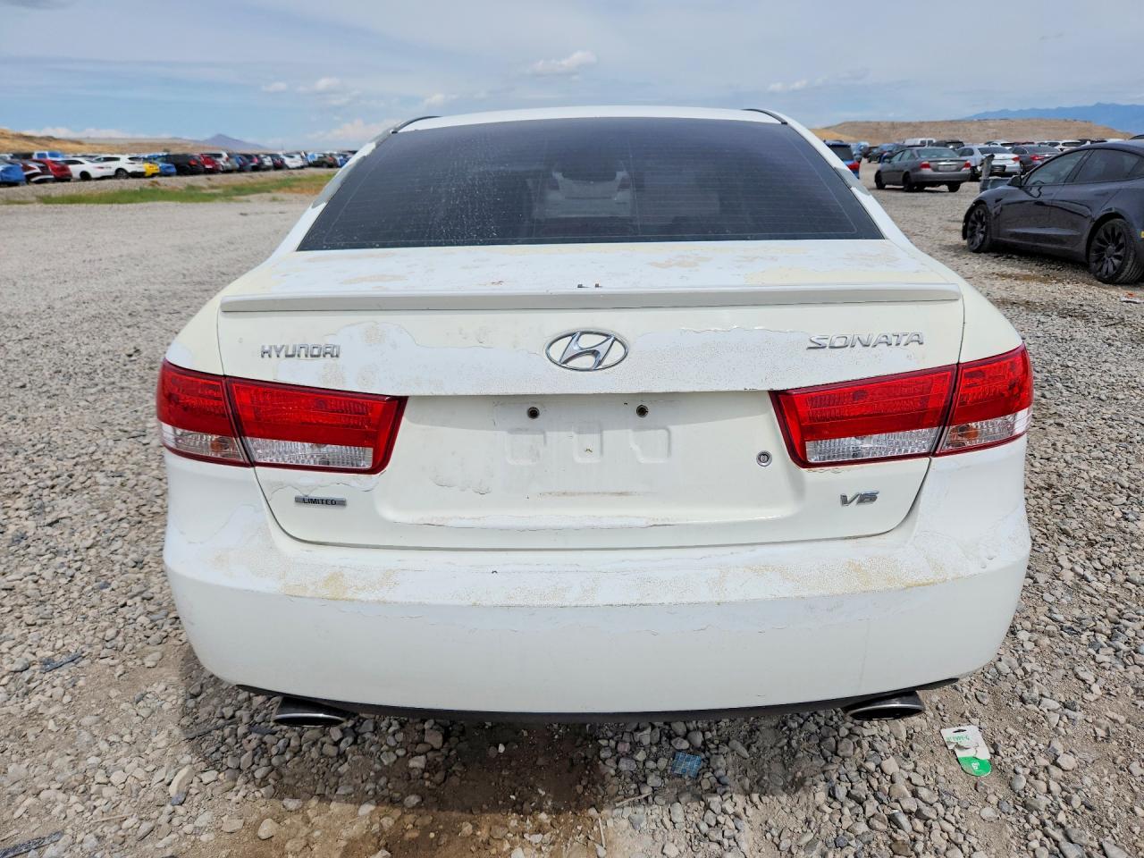 2007 Hyundai Sonata Se White vin: 5NPEU46F17H161354