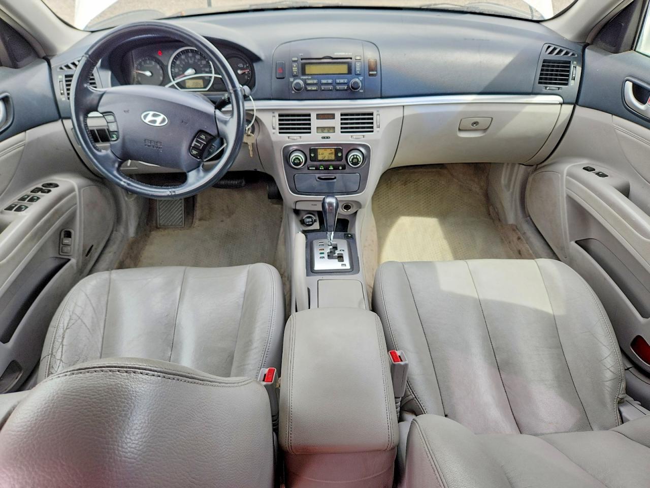 2007 Hyundai Sonata Se White vin: 5NPEU46F17H161354