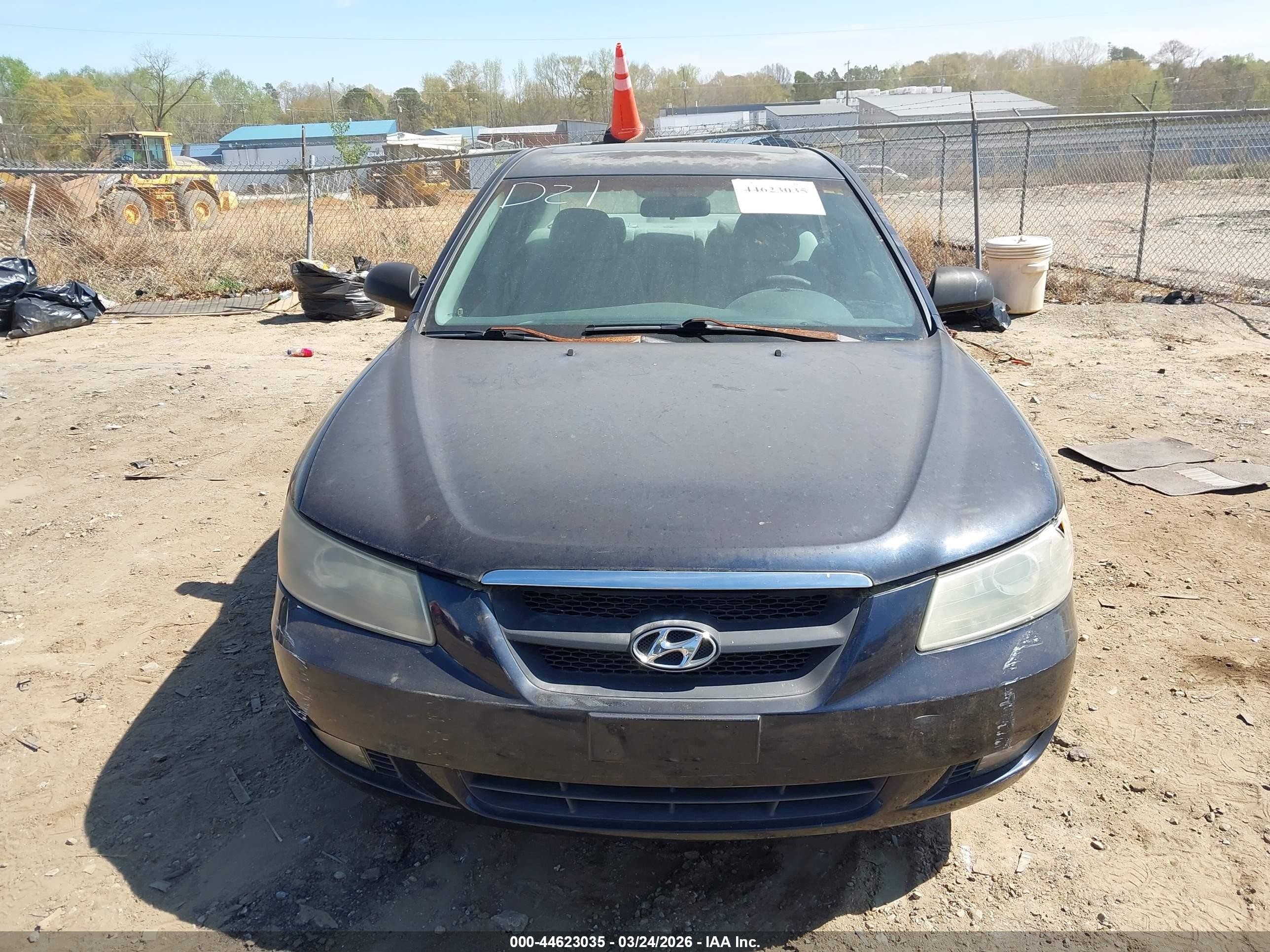 2007 Hyundai Sonata Limited/se V6 Dark Blue vin: 5NPEU46F17H182155
