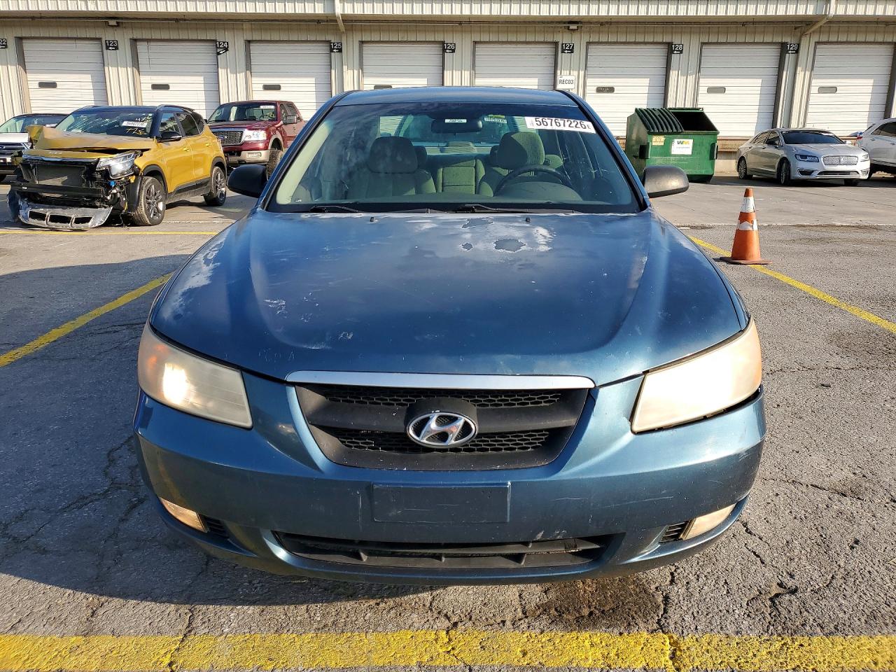 2007 Hyundai Sonata Se Blue vin: 5NPEU46F17H211461