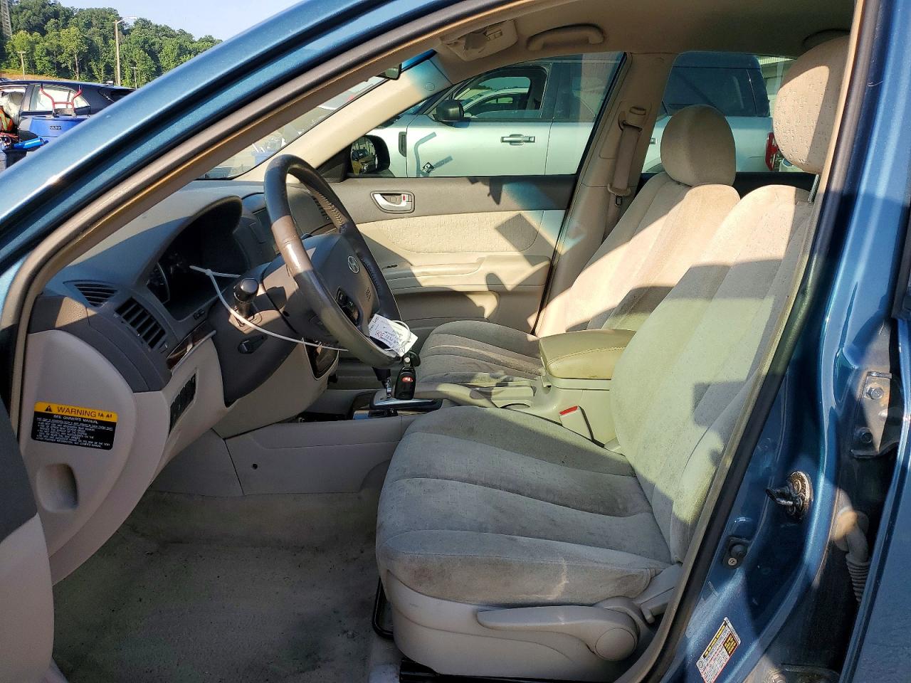 2007 Hyundai Sonata Se Blue vin: 5NPEU46F17H211461