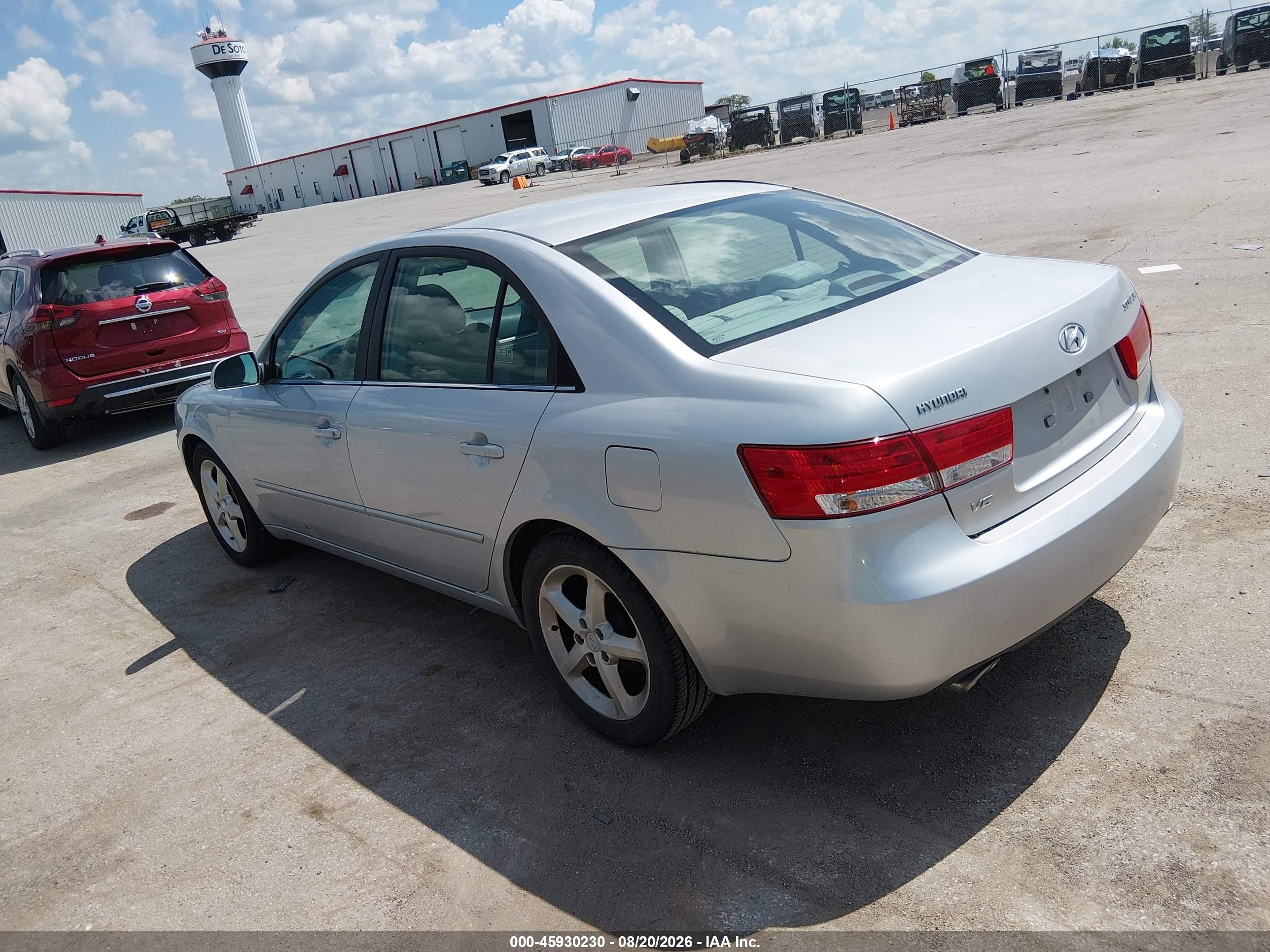 2007 Hyundai Sonata Limited/limited W/xm/se/se W/xm Серебряный vin: 5NPEU46F17H216885
