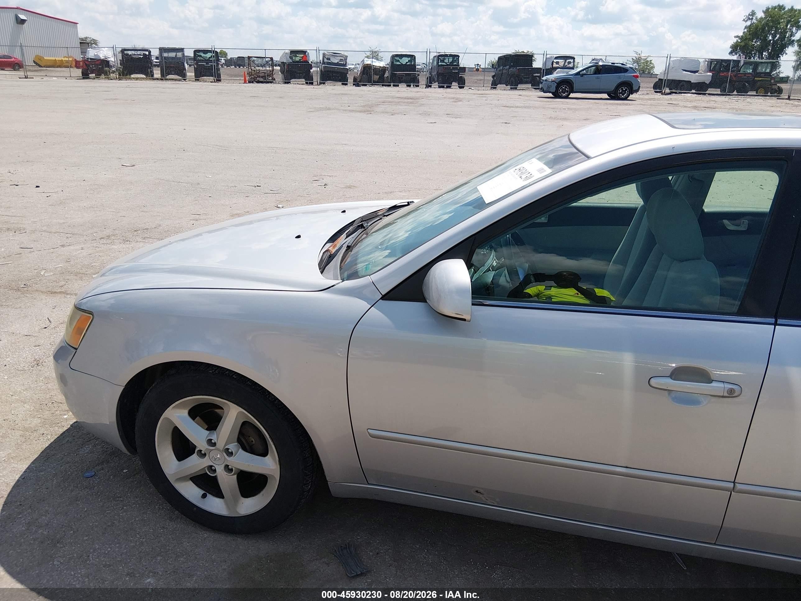 2007 Hyundai Sonata Limited/limited W/xm/se/se W/xm Серебряный vin: 5NPEU46F17H216885
