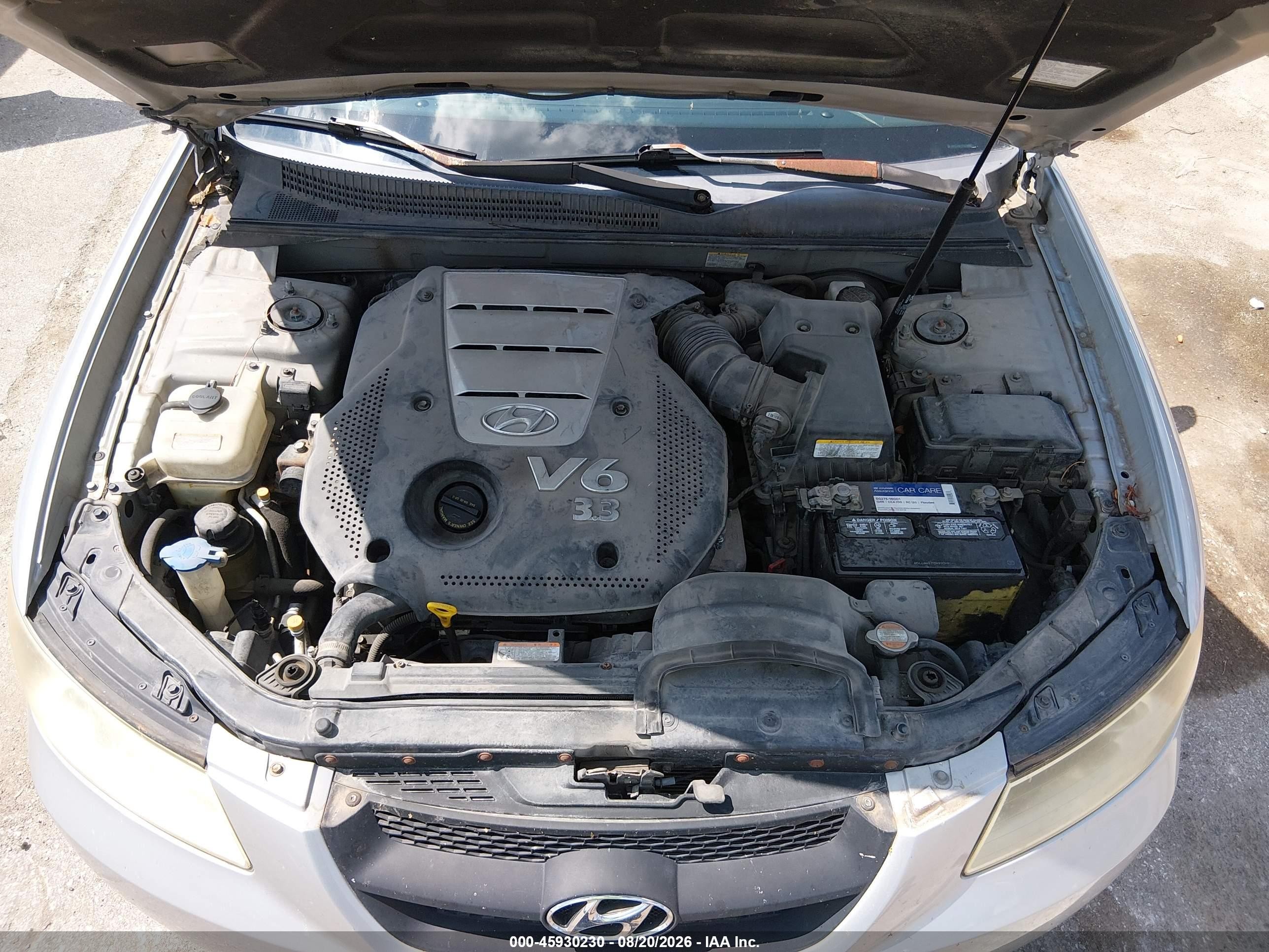 2007 Hyundai Sonata Limited/limited W/xm/se/se W/xm Серебряный vin: 5NPEU46F17H216885