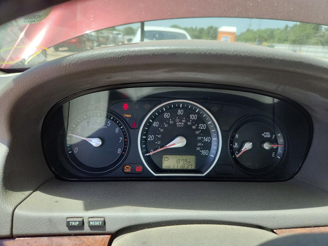 2007 Hyundai Sonata Se/limited Burgundy vin: 5NPEU46F17H242967