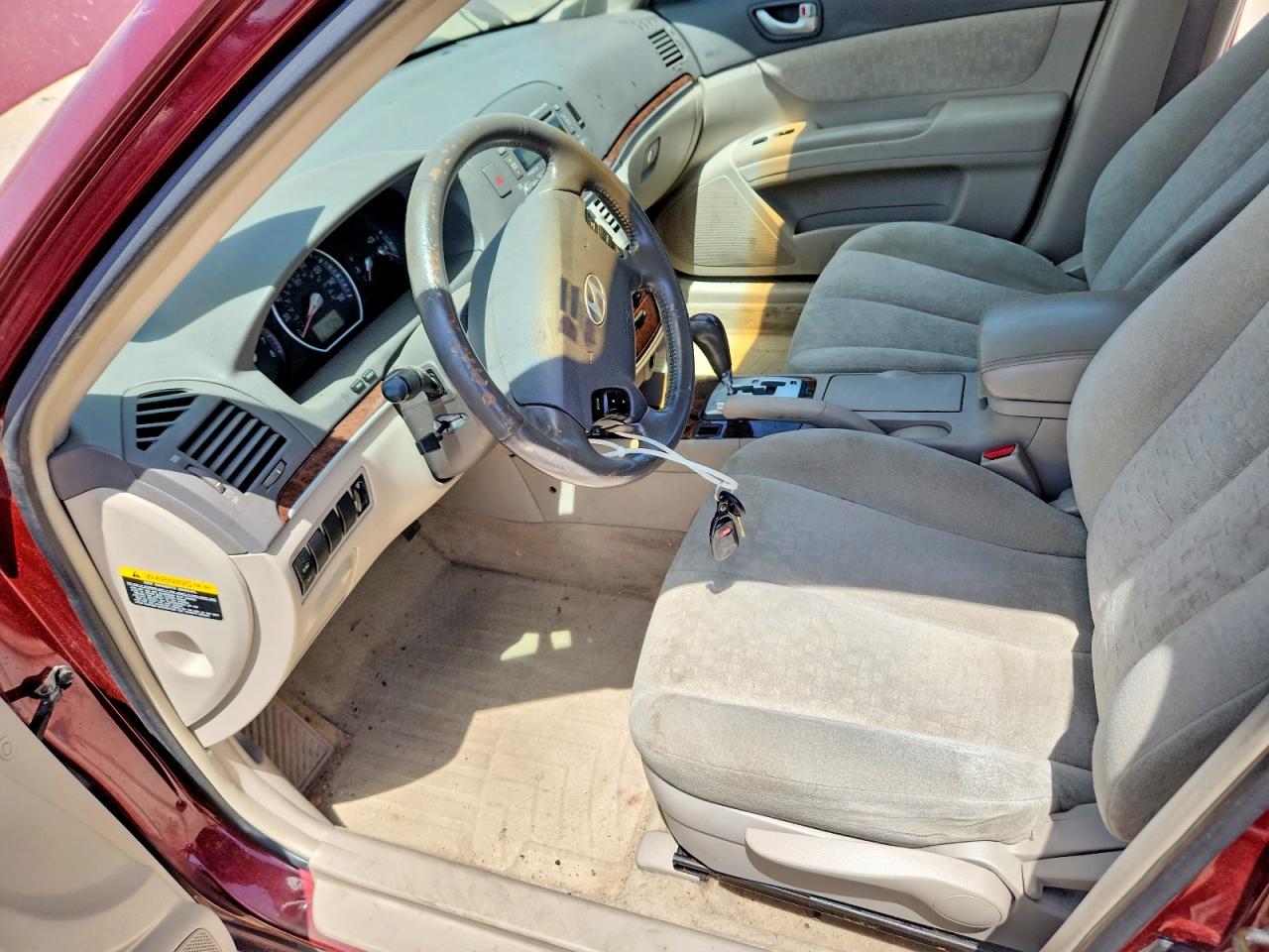2007 Hyundai Sonata Se/limited Burgundy vin: 5NPEU46F17H242967