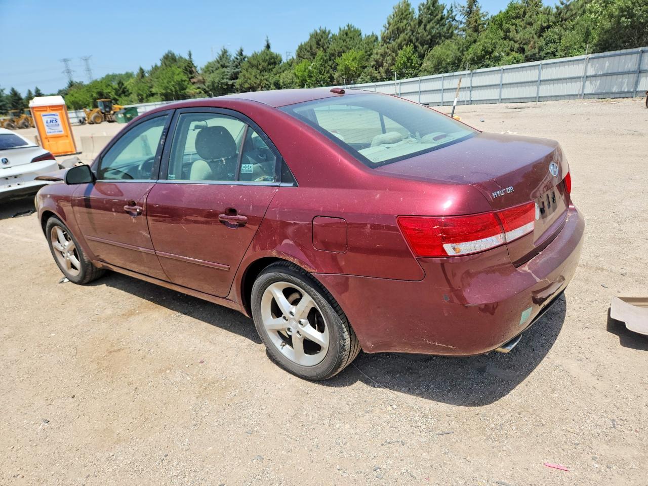2007 Hyundai Sonata Se/limited Burgundy vin: 5NPEU46F17H242967