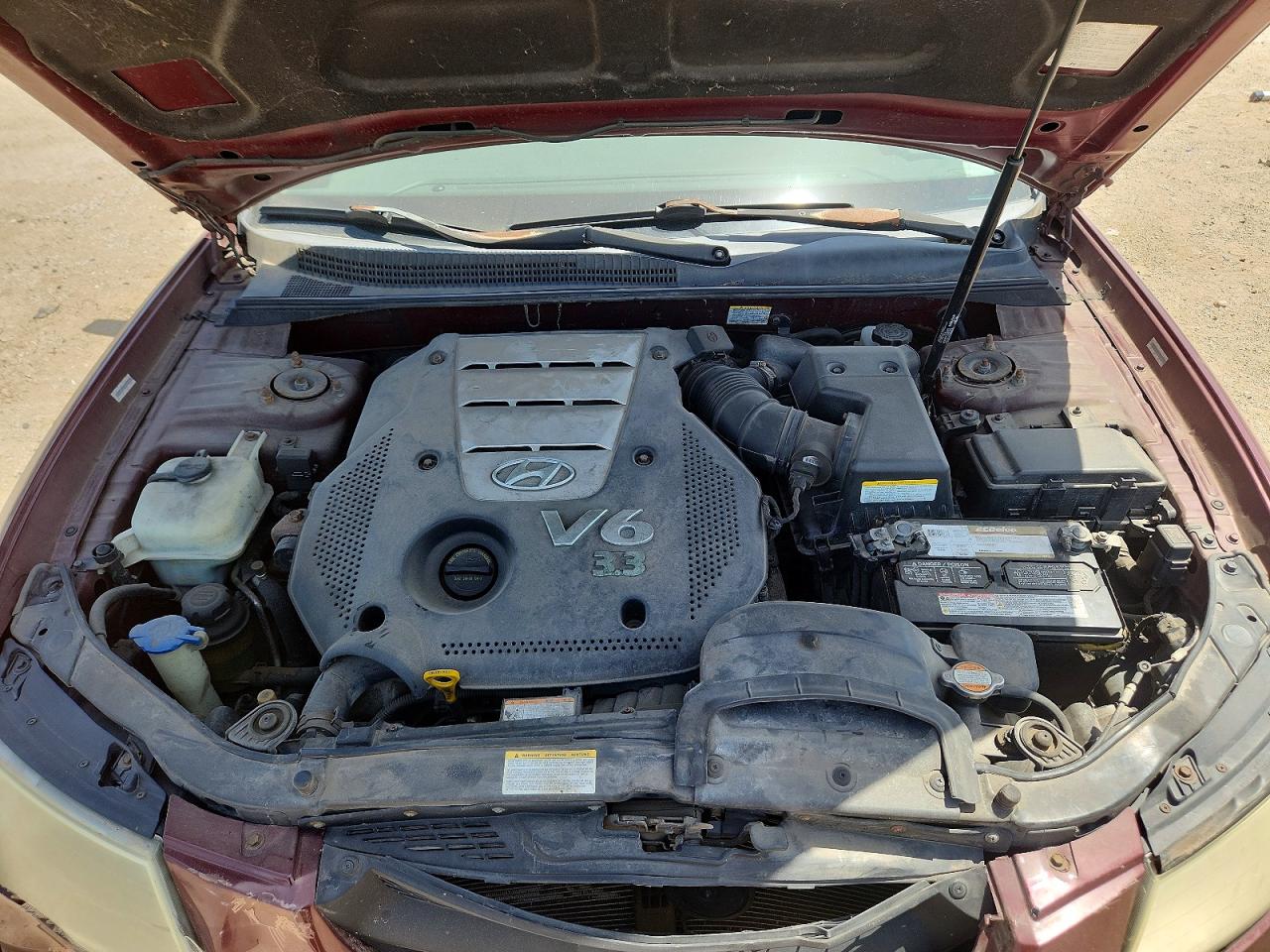 2007 Hyundai Sonata Se/limited Burgundy vin: 5NPEU46F17H242967
