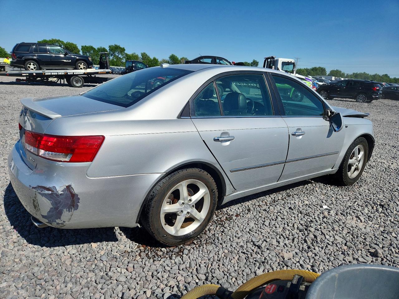 2007 Hyundai Sonata Se/limited Silver vin: 5NPEU46F17H266752